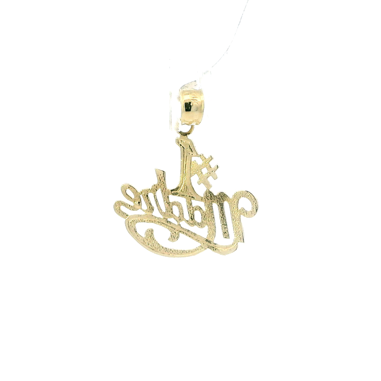 14K Yellow Gold "#1 Madre" Pendant