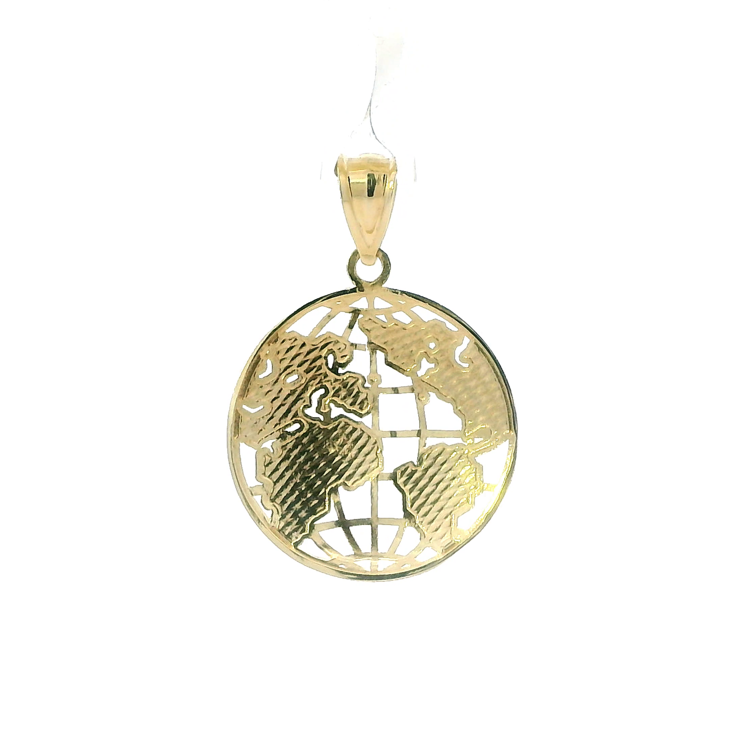 10K Yellow Gold Globe Pendant