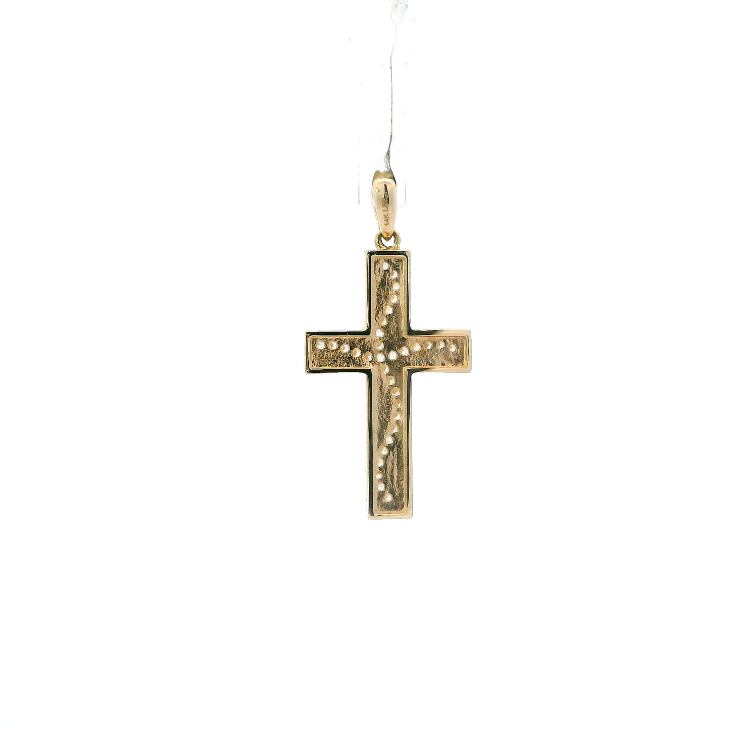 14K Yellow Gold Cross Pendant