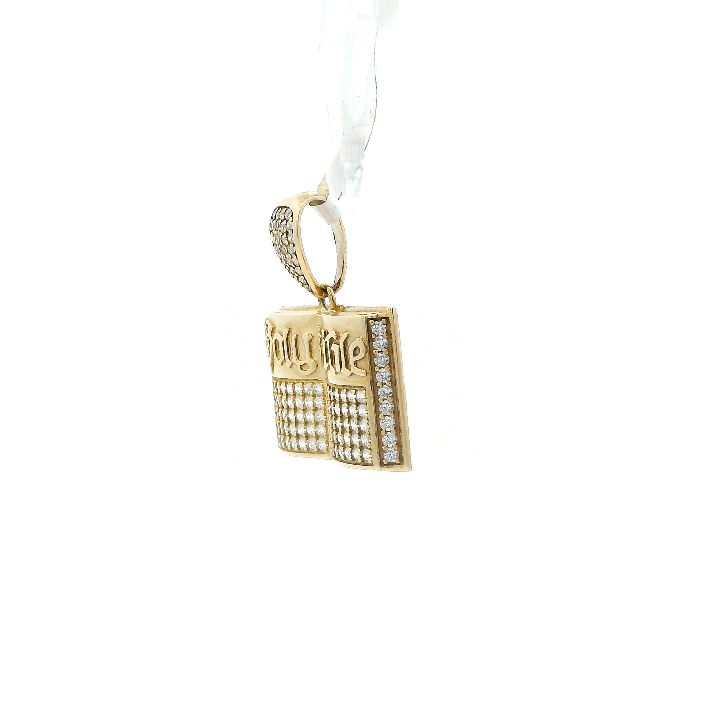 10K Yellow Gold Holy Bible Pendant