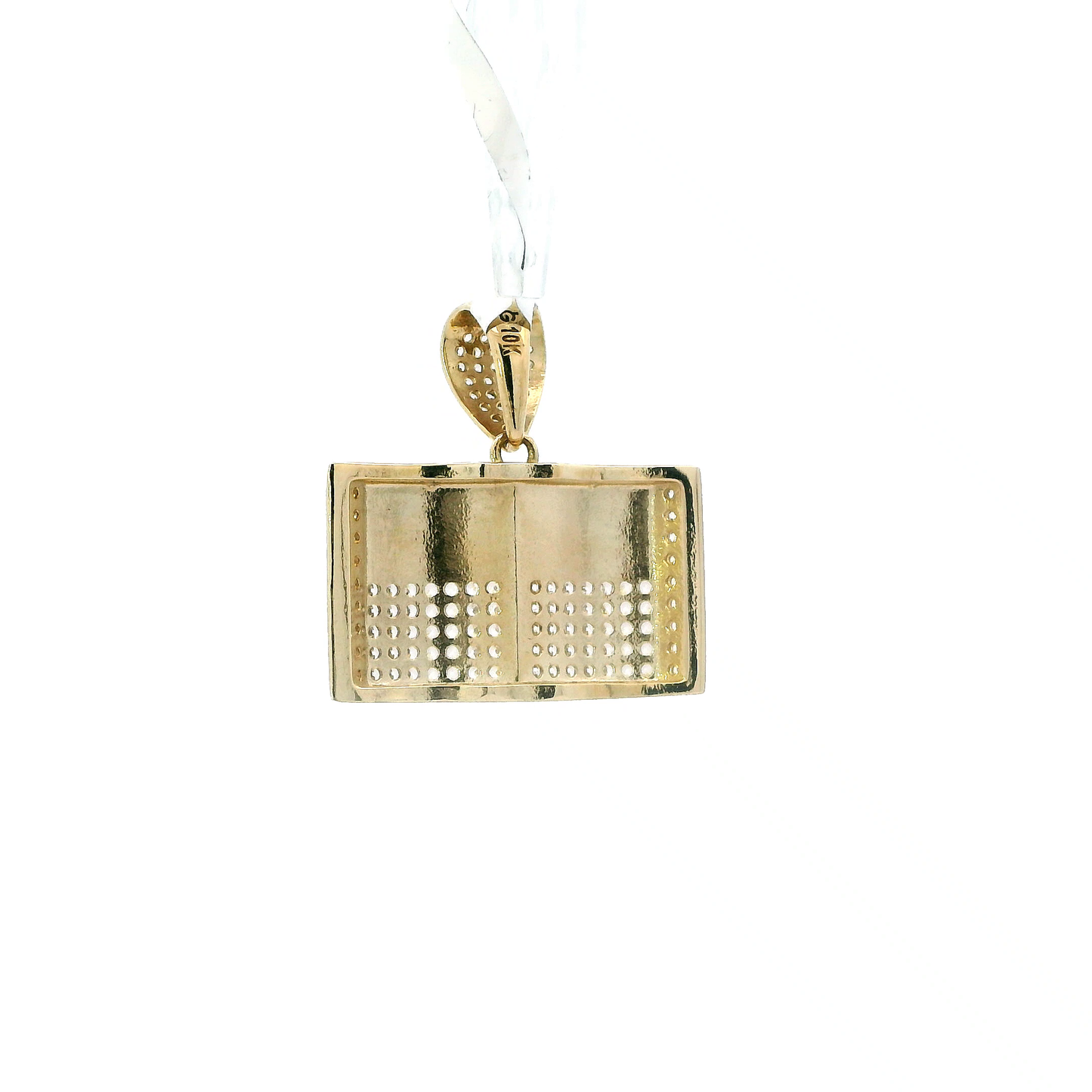 10K Yellow Gold Holy Bible Pendant