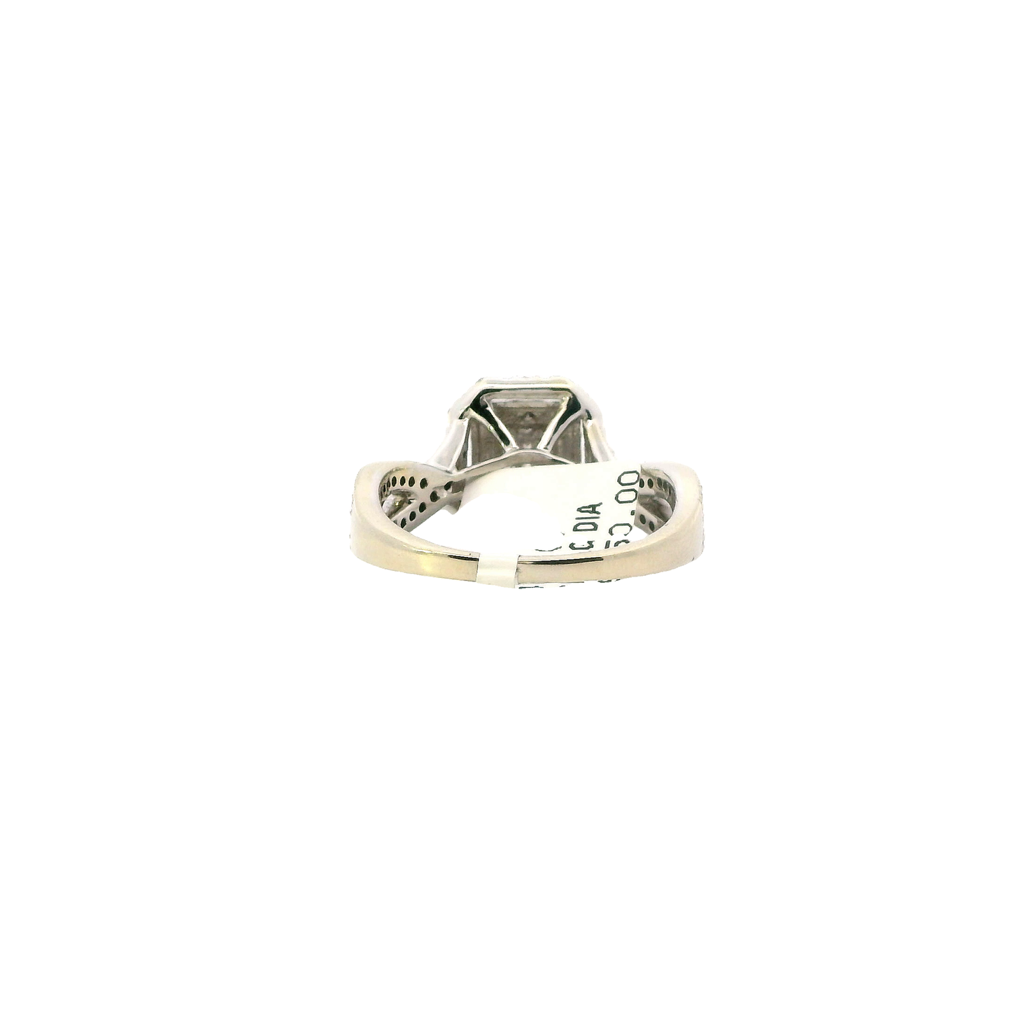 14K White Gold Diamond Womens Ring - 1.06ct
