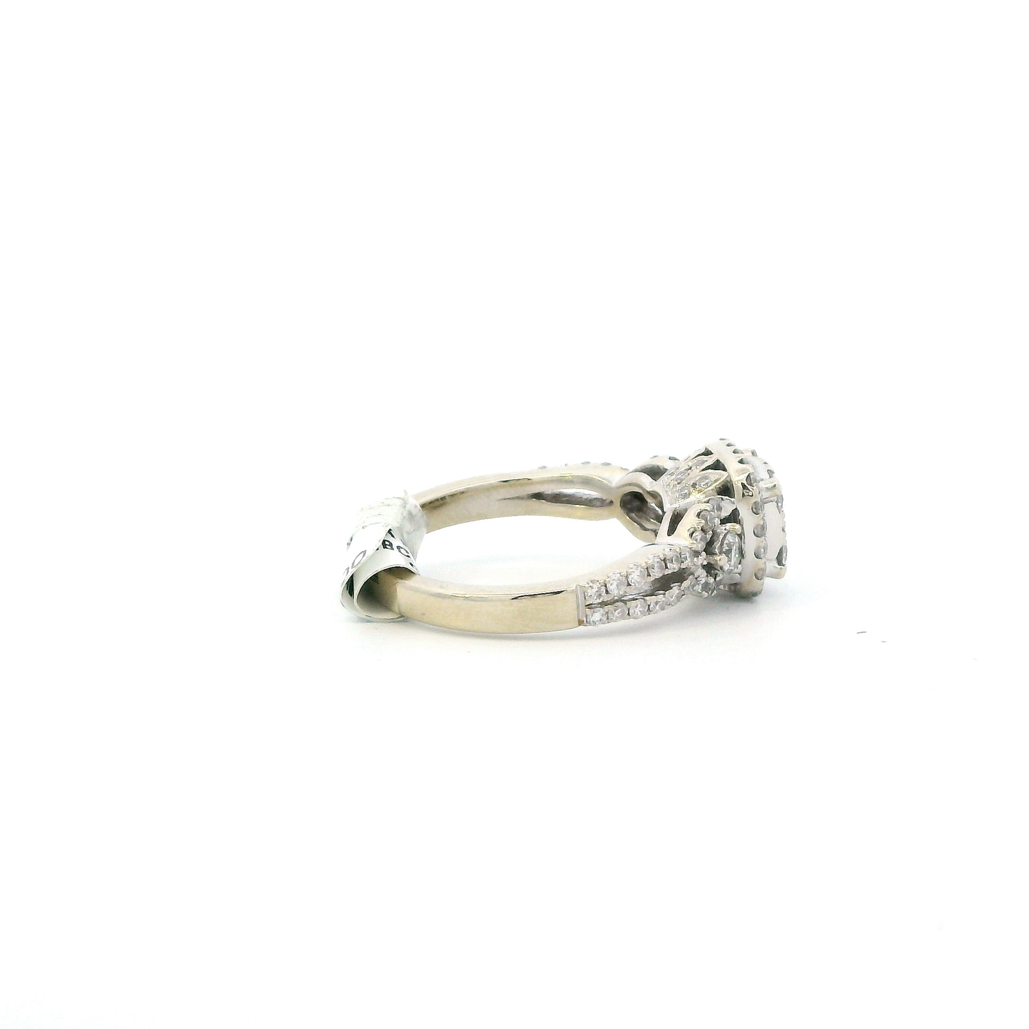 14K White Gold Diamond Womens Ring - 1.60ct