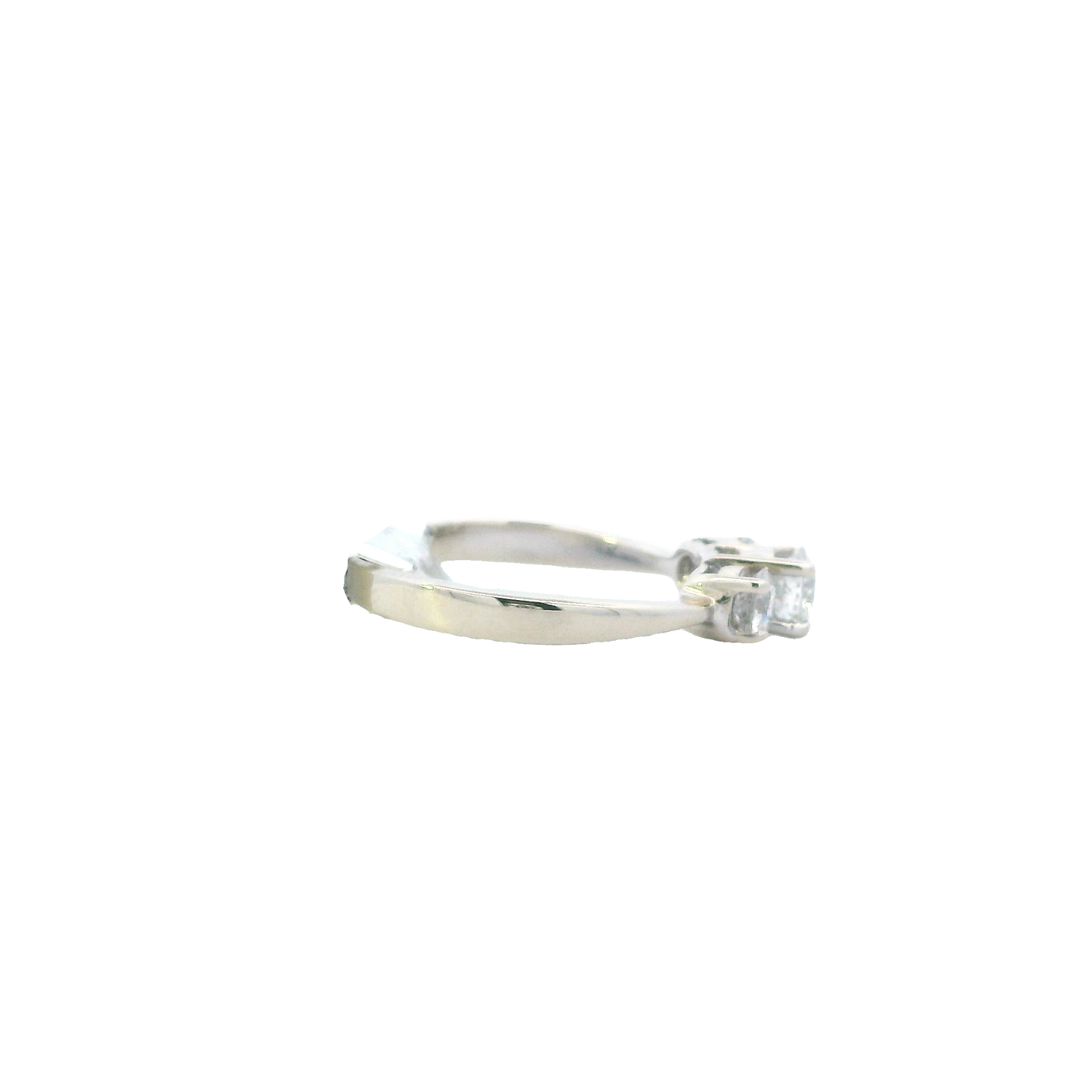 14K White Gold Diamond Womens Ring - 0.71ct
