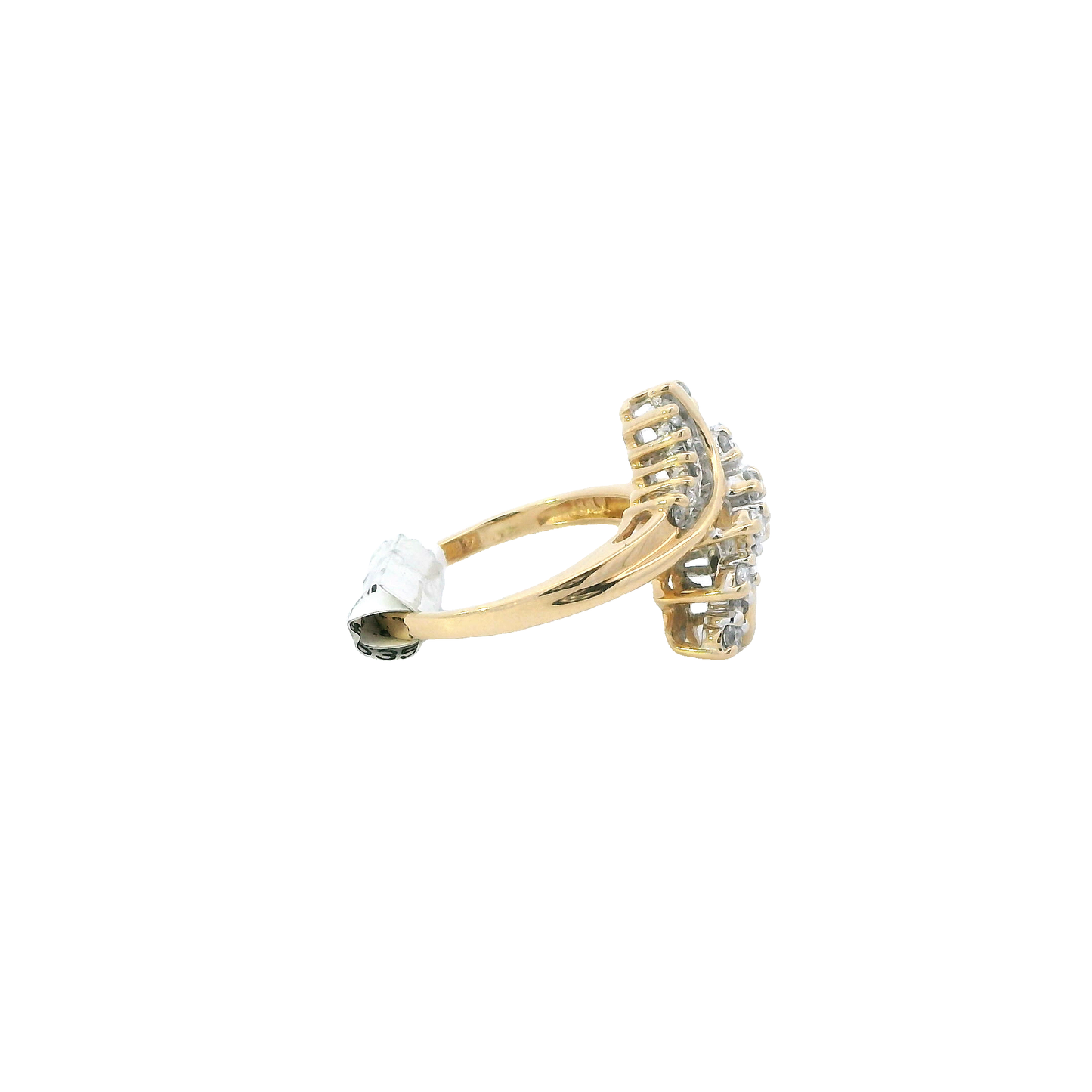 14K Yellow Gold Diamond Womens Ring - 0.50ct
