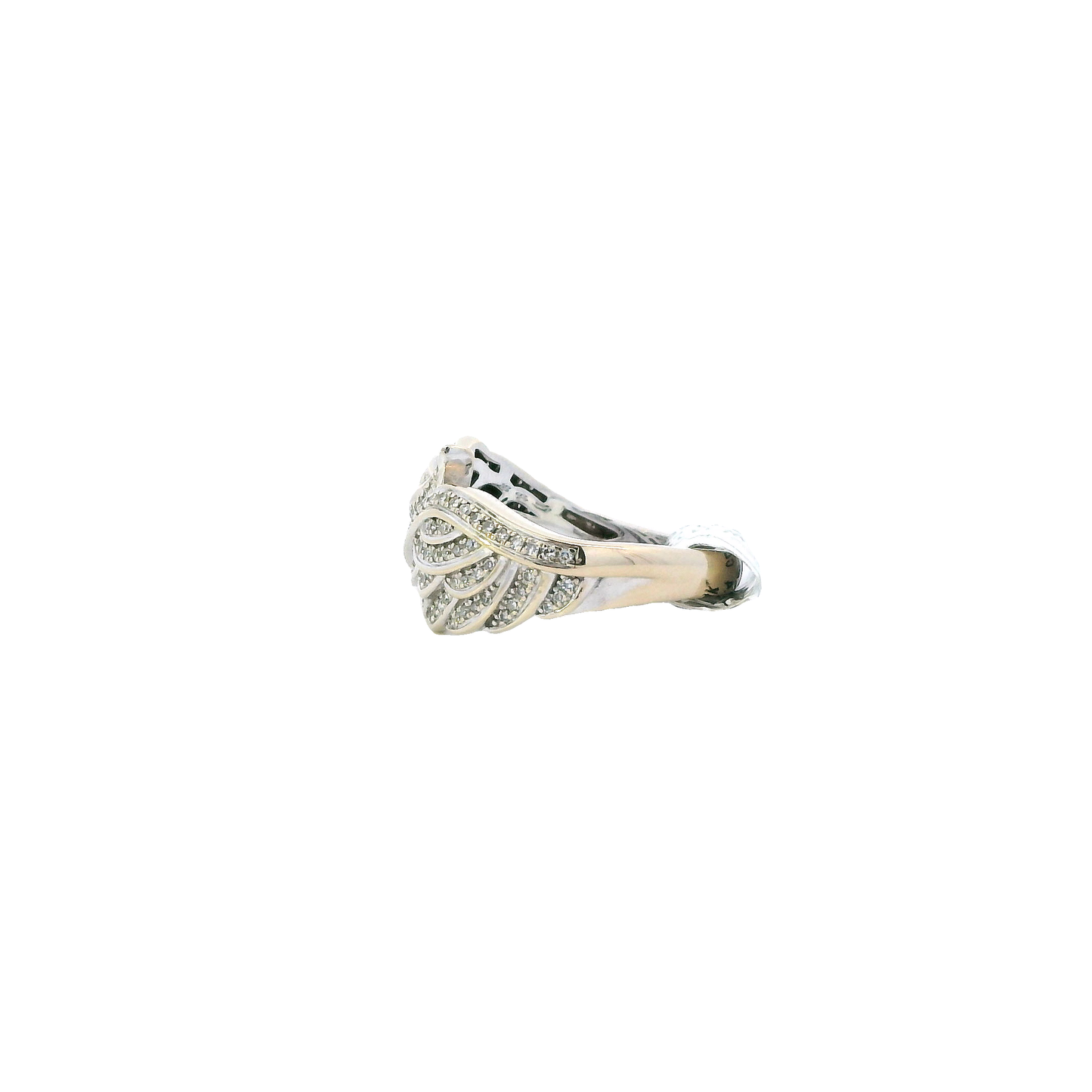 14K White Gold Diamond Womens Ring - 0.31ct