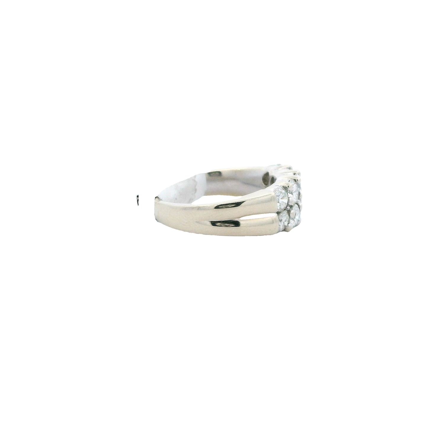 14K White Gold Diamond Womens Ring - 1.88ct