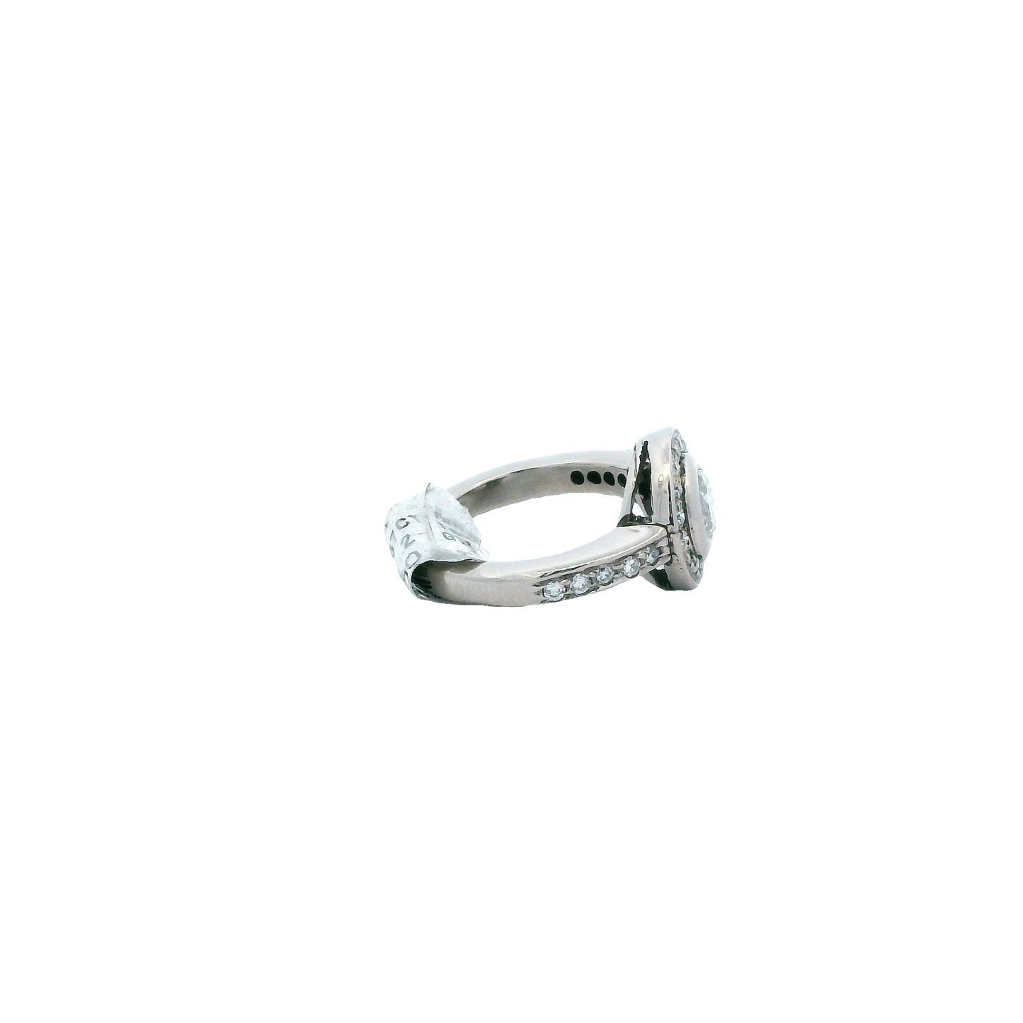 18K White Gold Diamond Womens Ring - 0.93ct