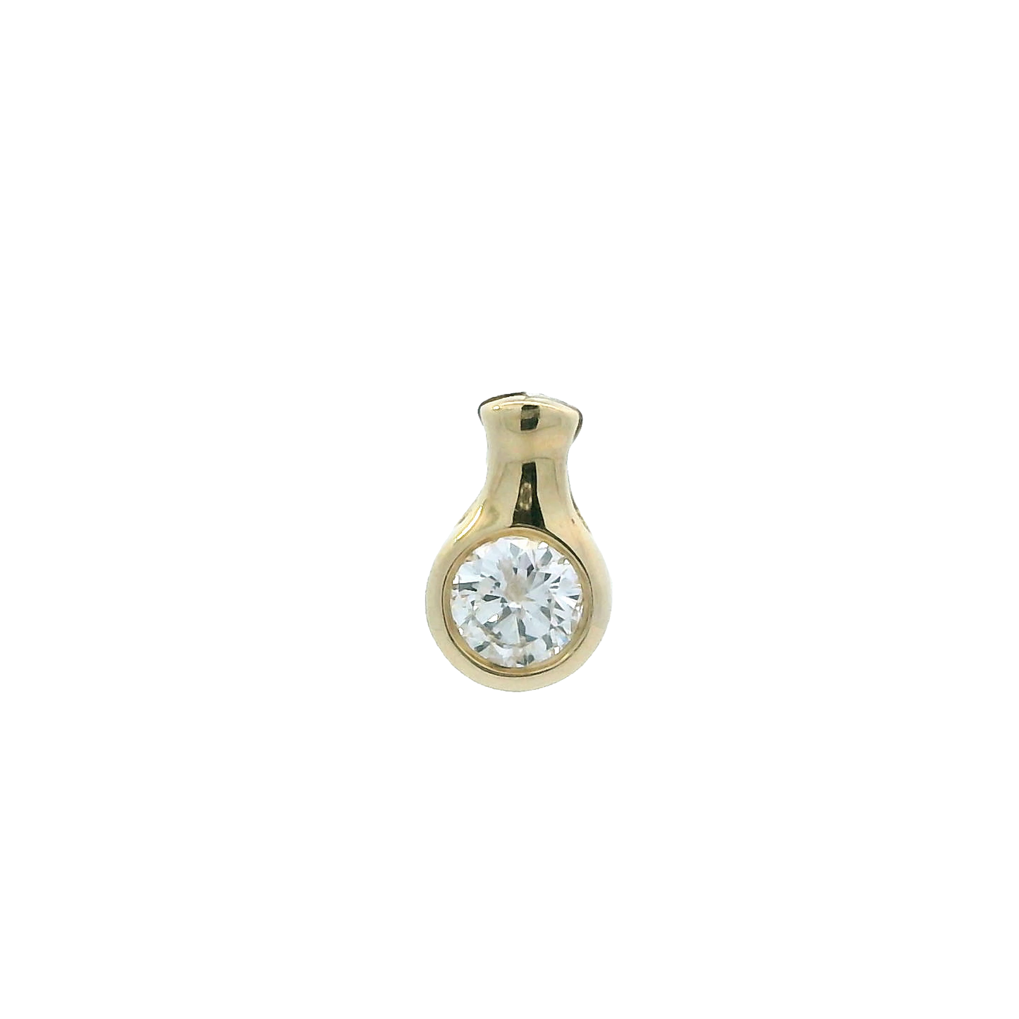 14K Yellow Gold Solitaire Diamond - 0.51ct