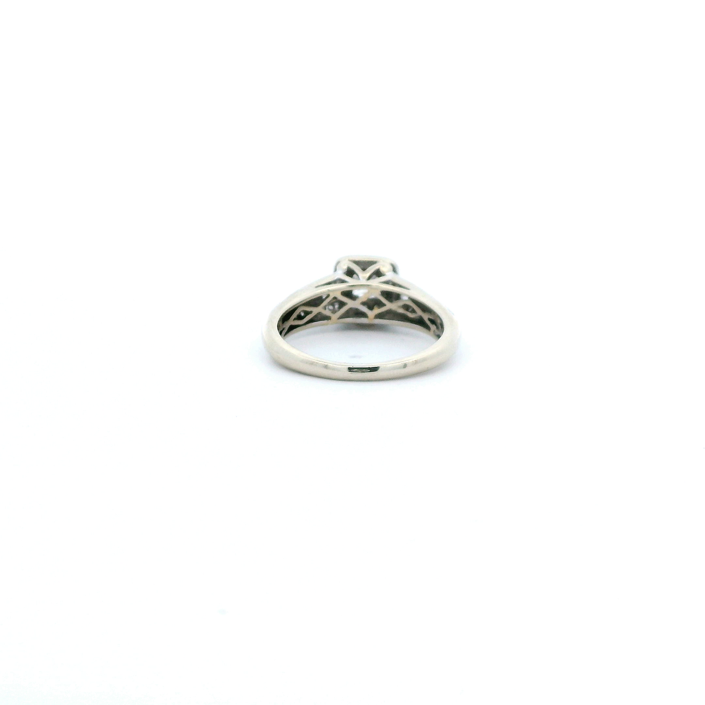 14K White Gold Diamond Womens Ring - 0.40ct