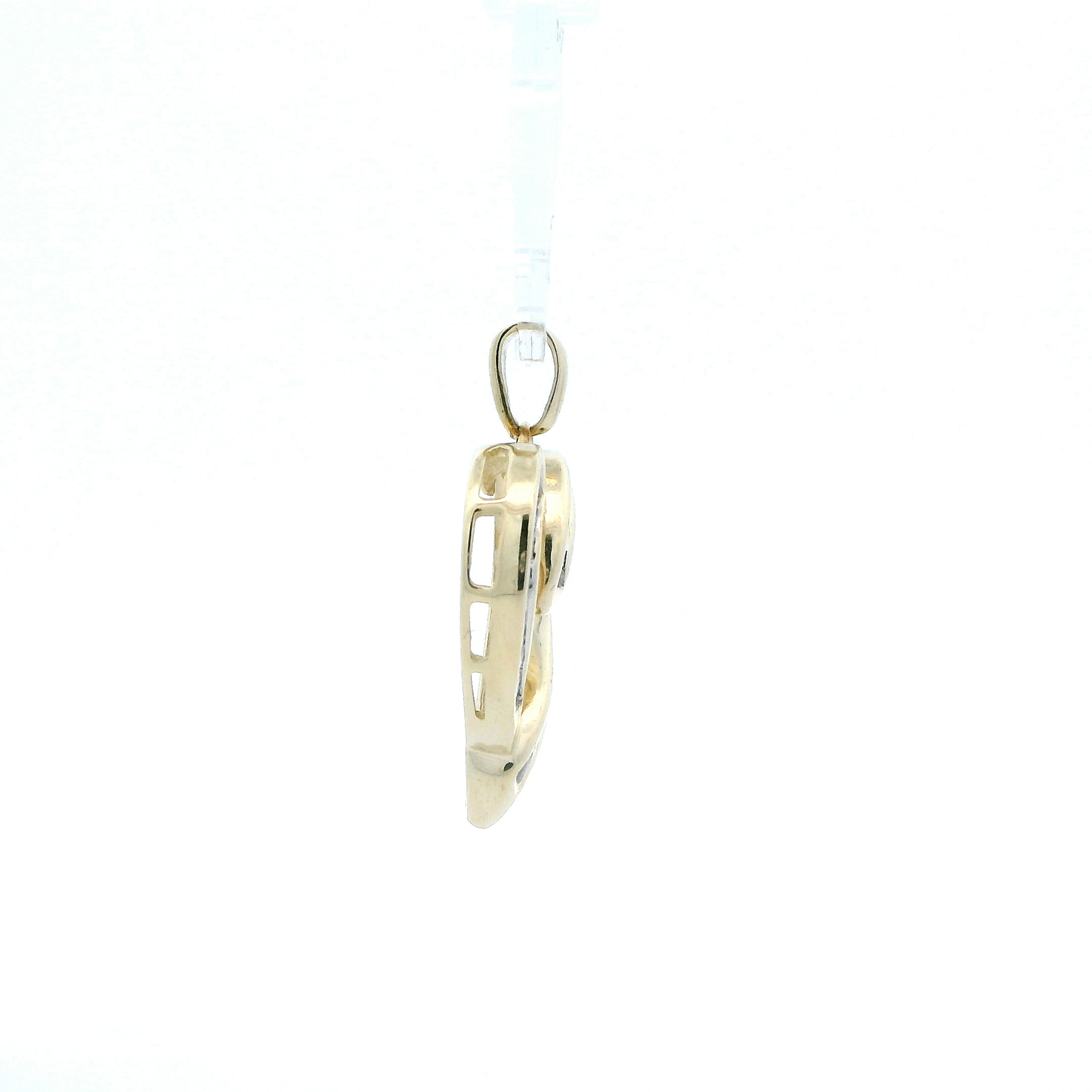 10K Yellow Gold Heart Pendant