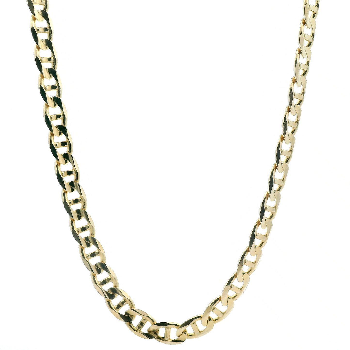 14K Yellow Gold 30" Mariner Chain