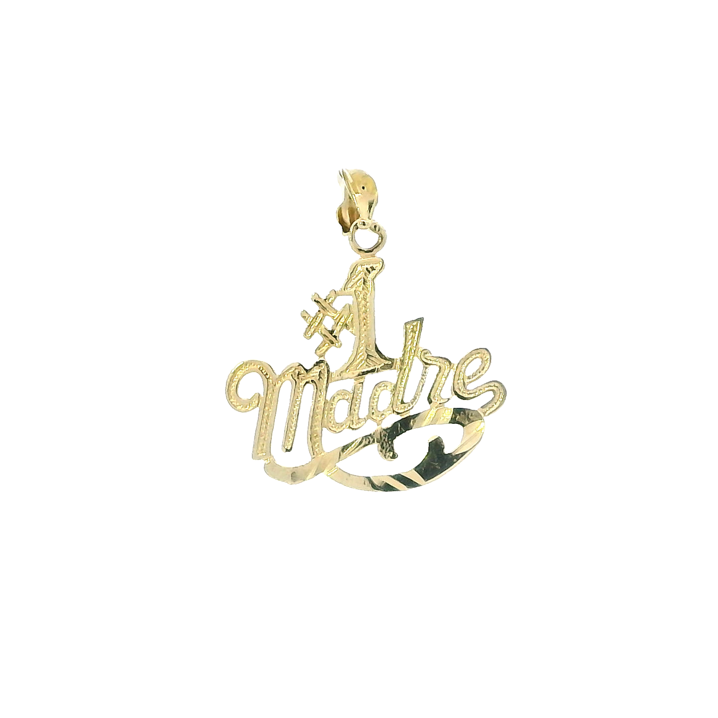 14K Yellow Gold "#1 Madre" Pendant