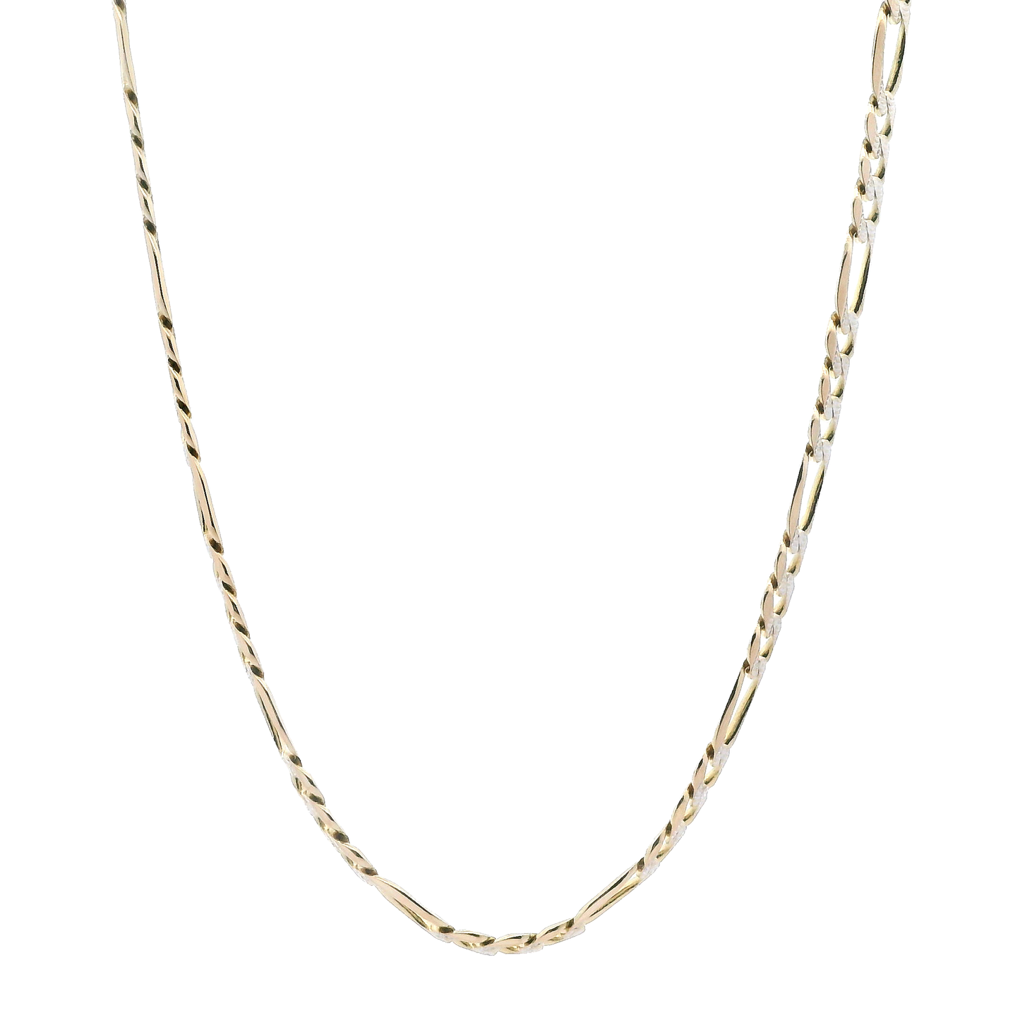 14K Yellow Gold Figaro Chain
