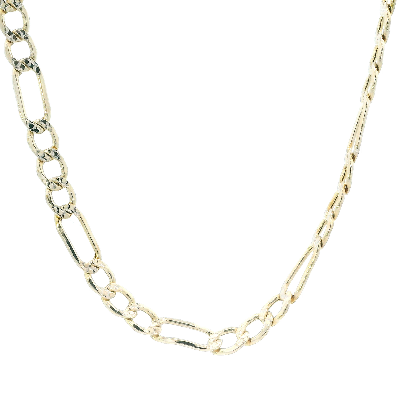 14K Yellow Gold 24" Figaro Chain