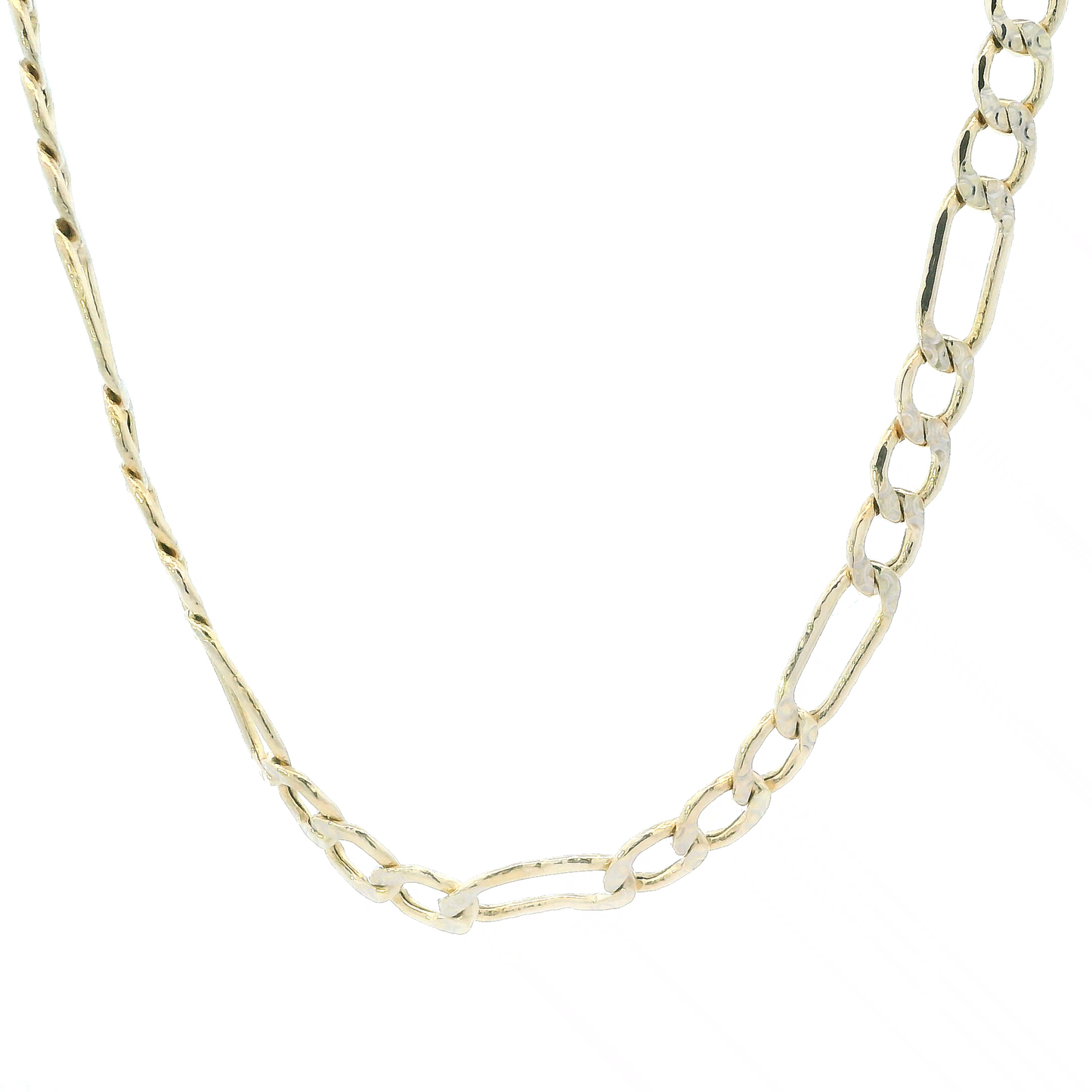 14K Yellow Gold 24" Figaro Chain