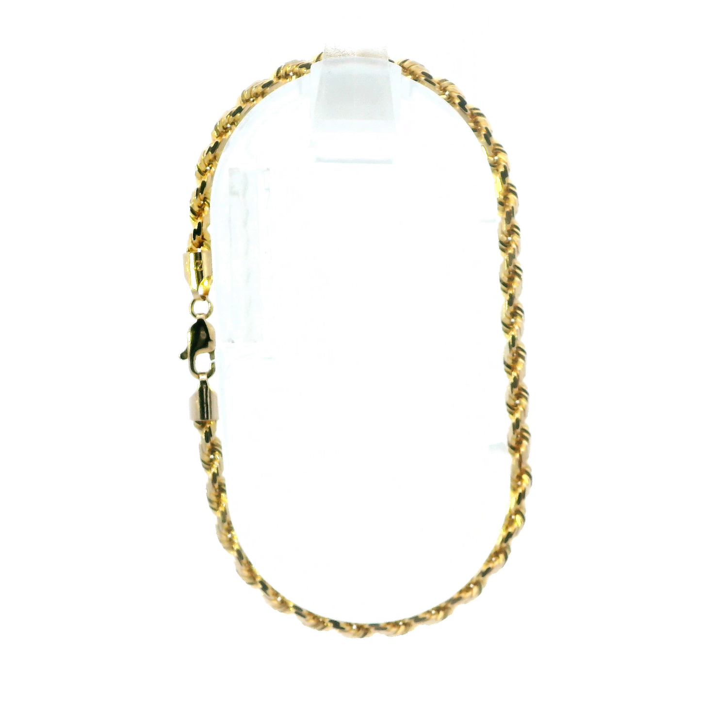 21K Yellow Gold Rope Bracelet
