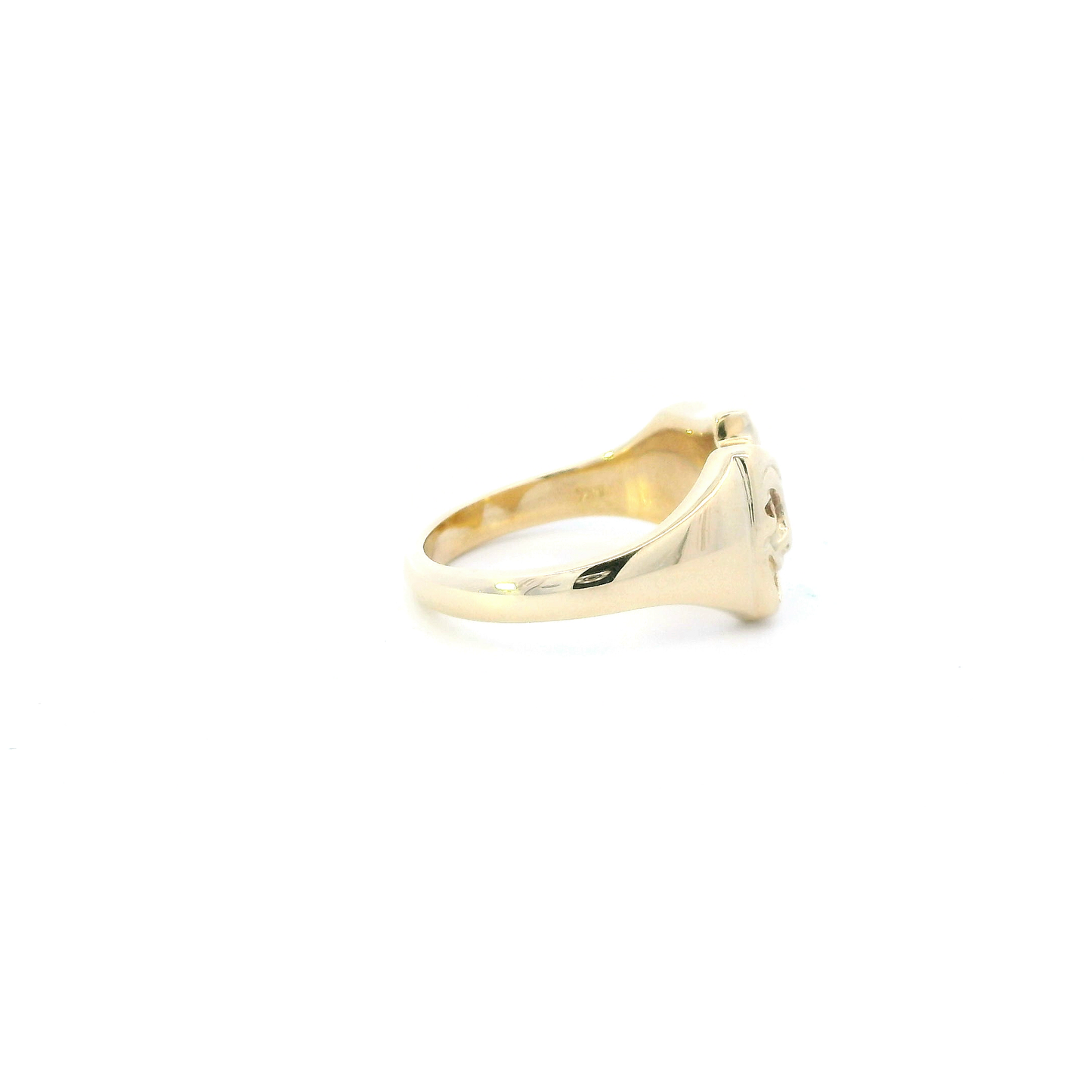 14K Yellow Gold Comedy & Tragedy Ring