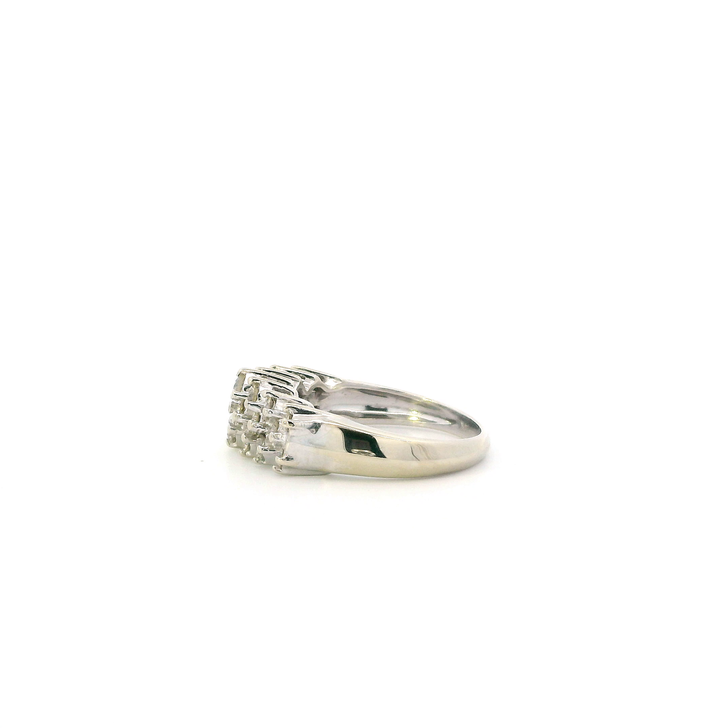 14K White Gold Diamond Womens Ring - 1.00ct