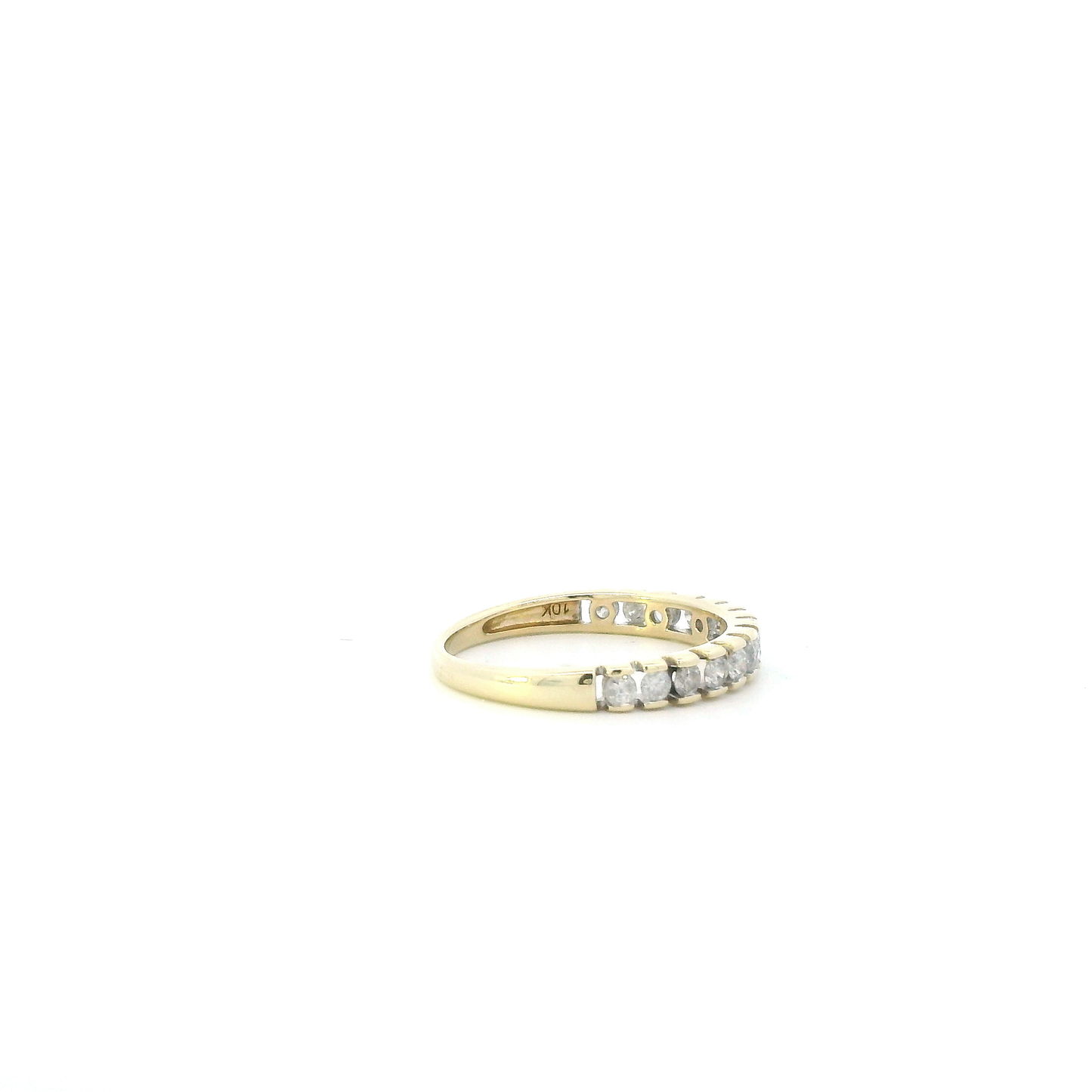 10K Yellow Gold Diamond Womens Ring - 0.56ct