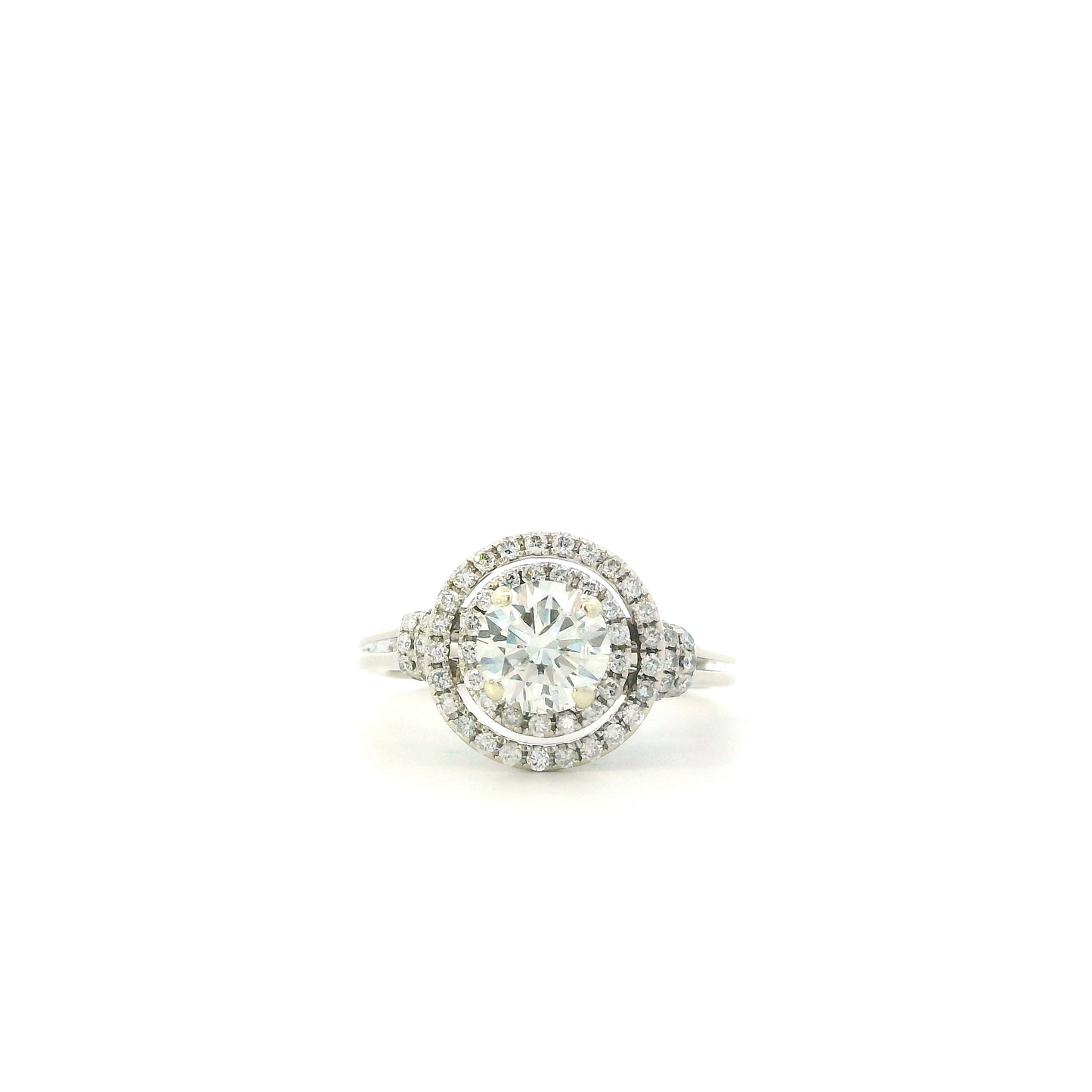 14K White Gold Diamond Ring - 1.54ct