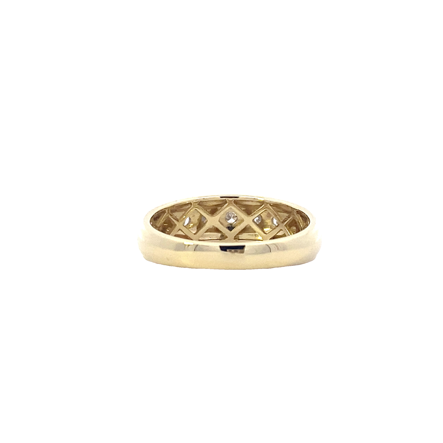 10K Yellow Gold Lab Grown Men's Diamond Ring - 0.30ct
