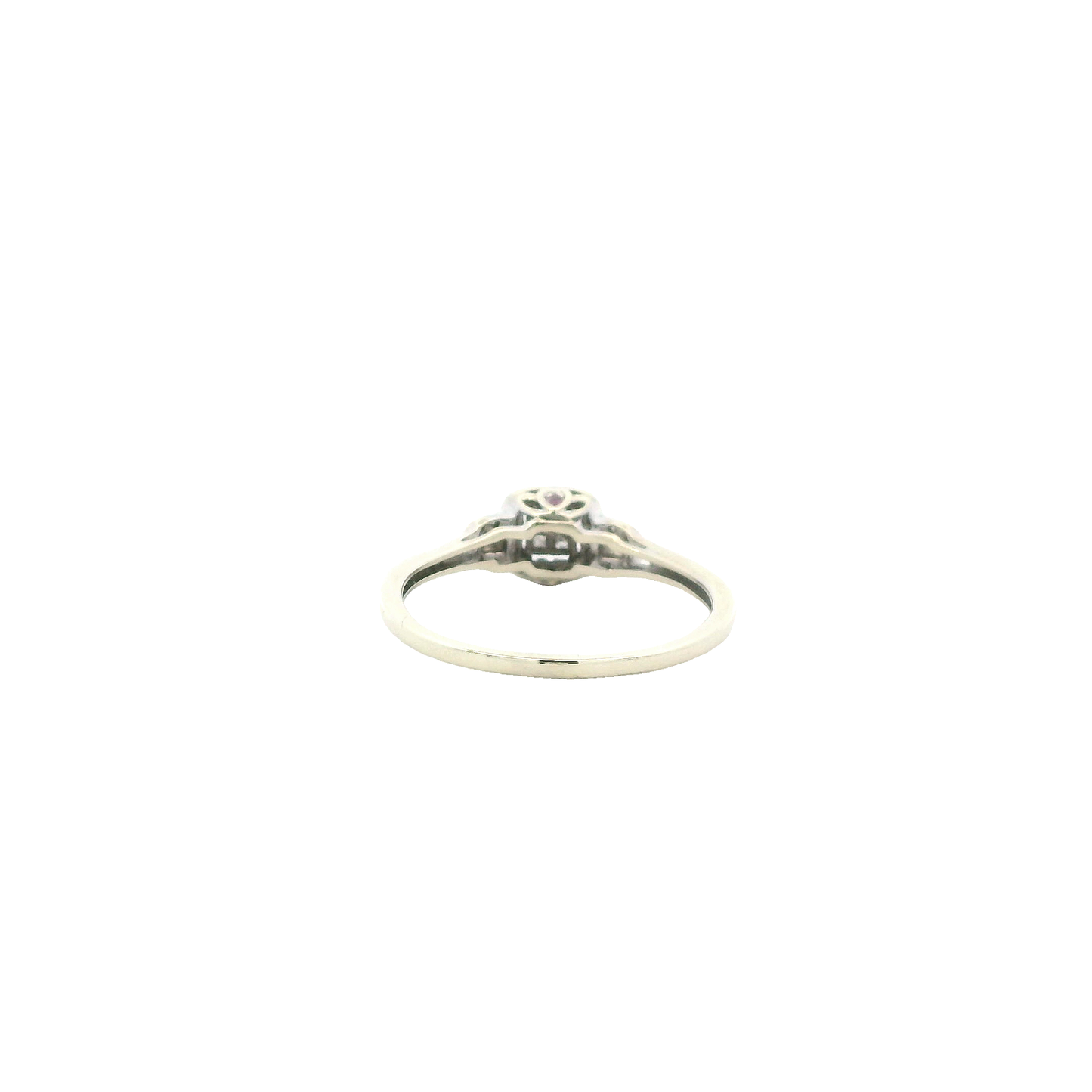10K White Gold Diamond Women's Ring - 0.26ct
