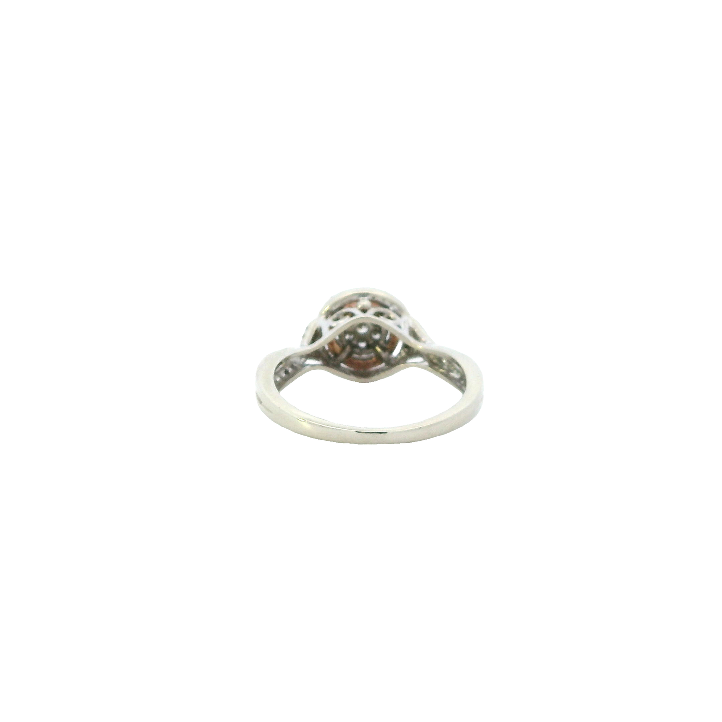 10K White & Rose Gold Women's Diamond Ring - 0.11ct