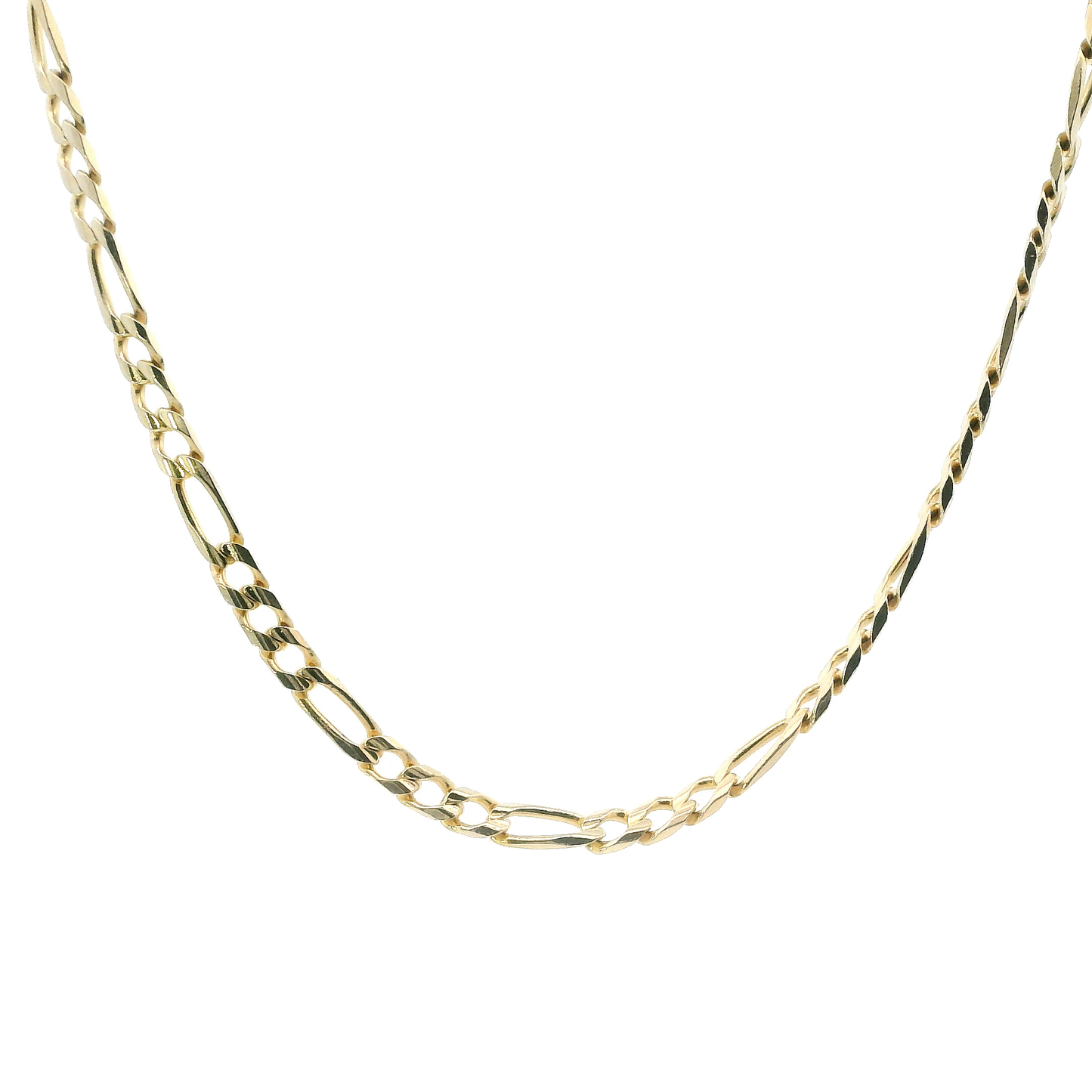 14K Yellow Gold 20.5" Figaro Chain