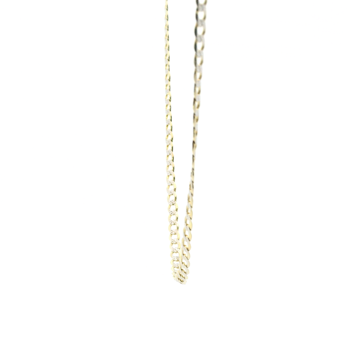 14K Yellow Gold 24" DC Curb Chain
