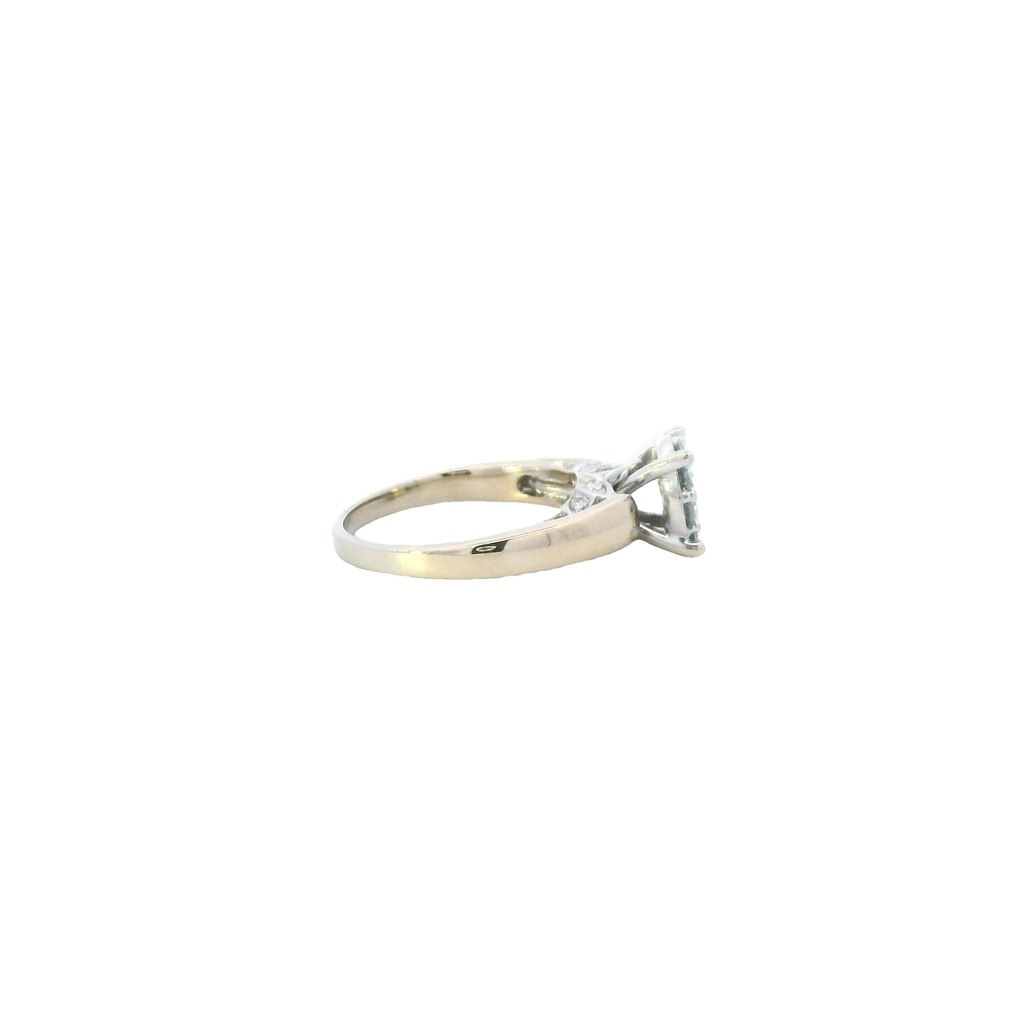 14K White Gold Diamond Ring - 0.43ct