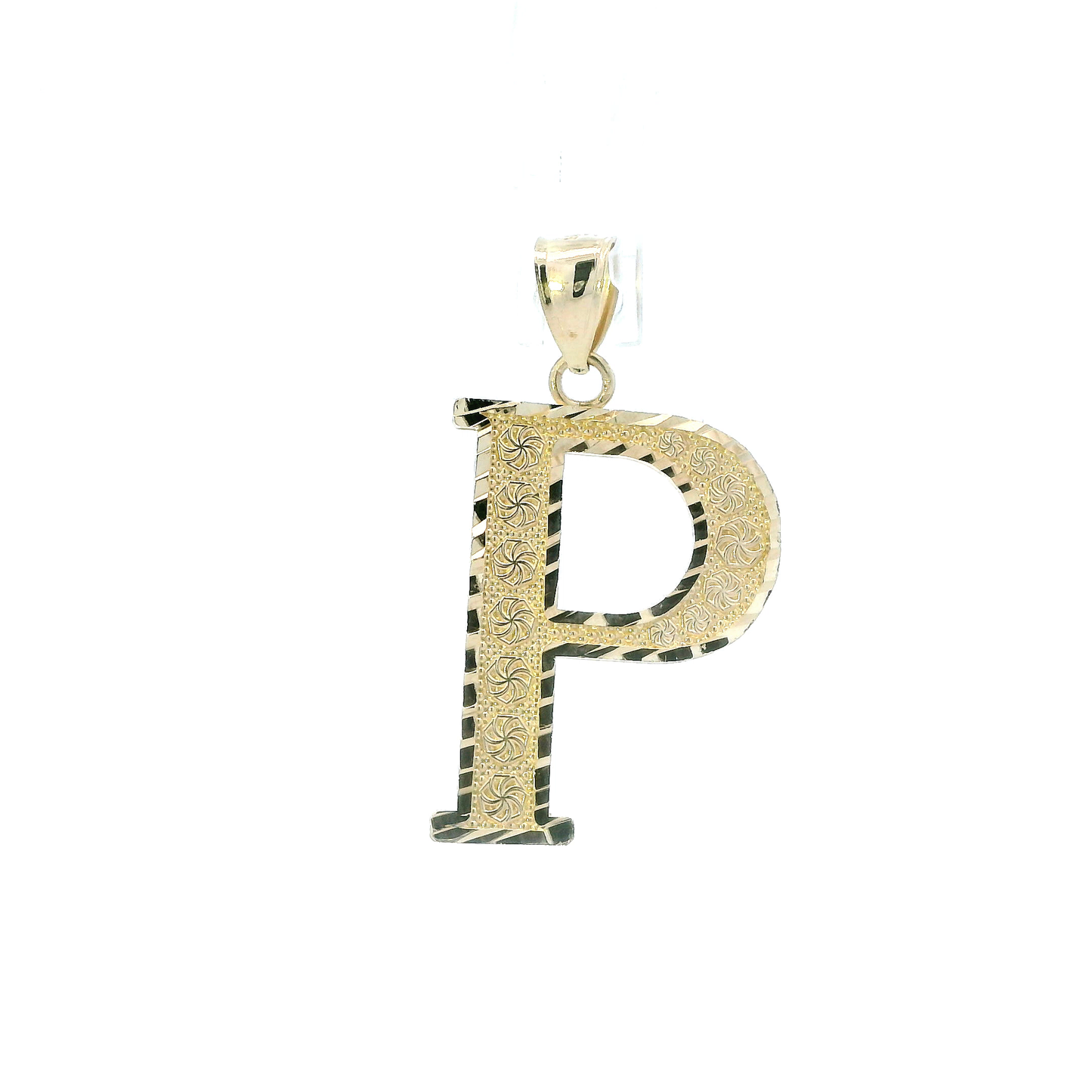 10K Yellow Gold Letter "P" Pendant