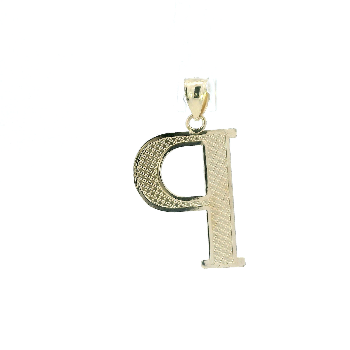 10K Yellow Gold Letter "P" Pendant
