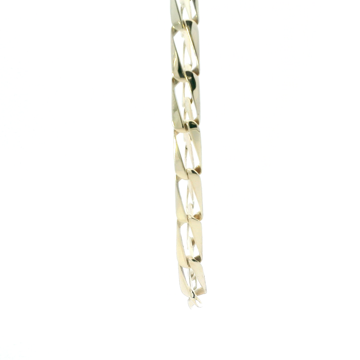 10K Yellow Gold 24" Rectangle Curb Chain