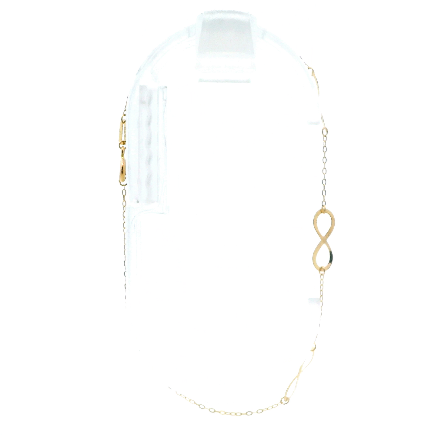 21K Yellow Gold Infinity Symbols Bracelet