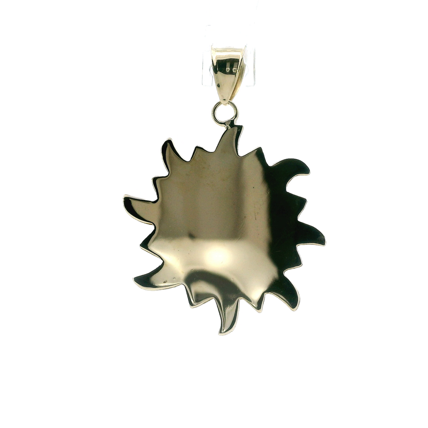14K Yellow Gold Sun Pendant