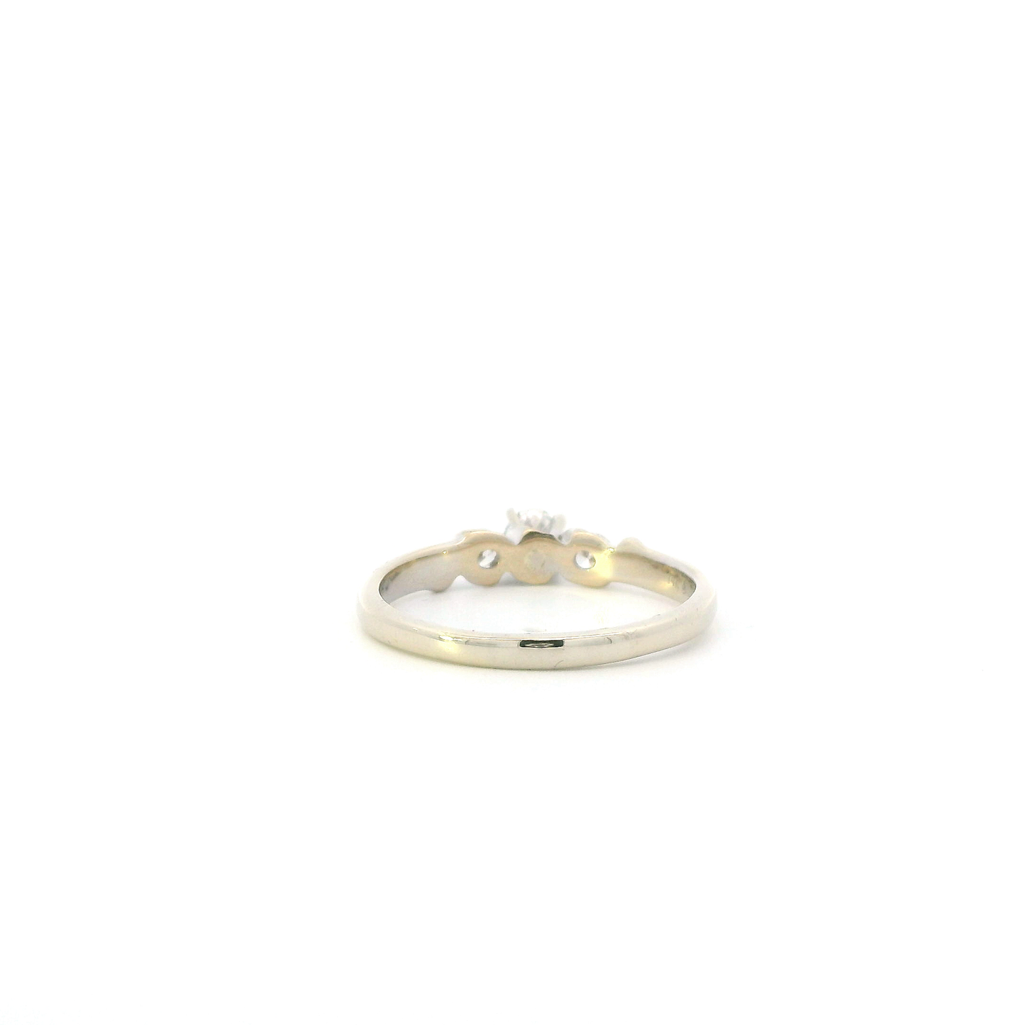14K White Gold Diamond Mens Ring - 0.47ct