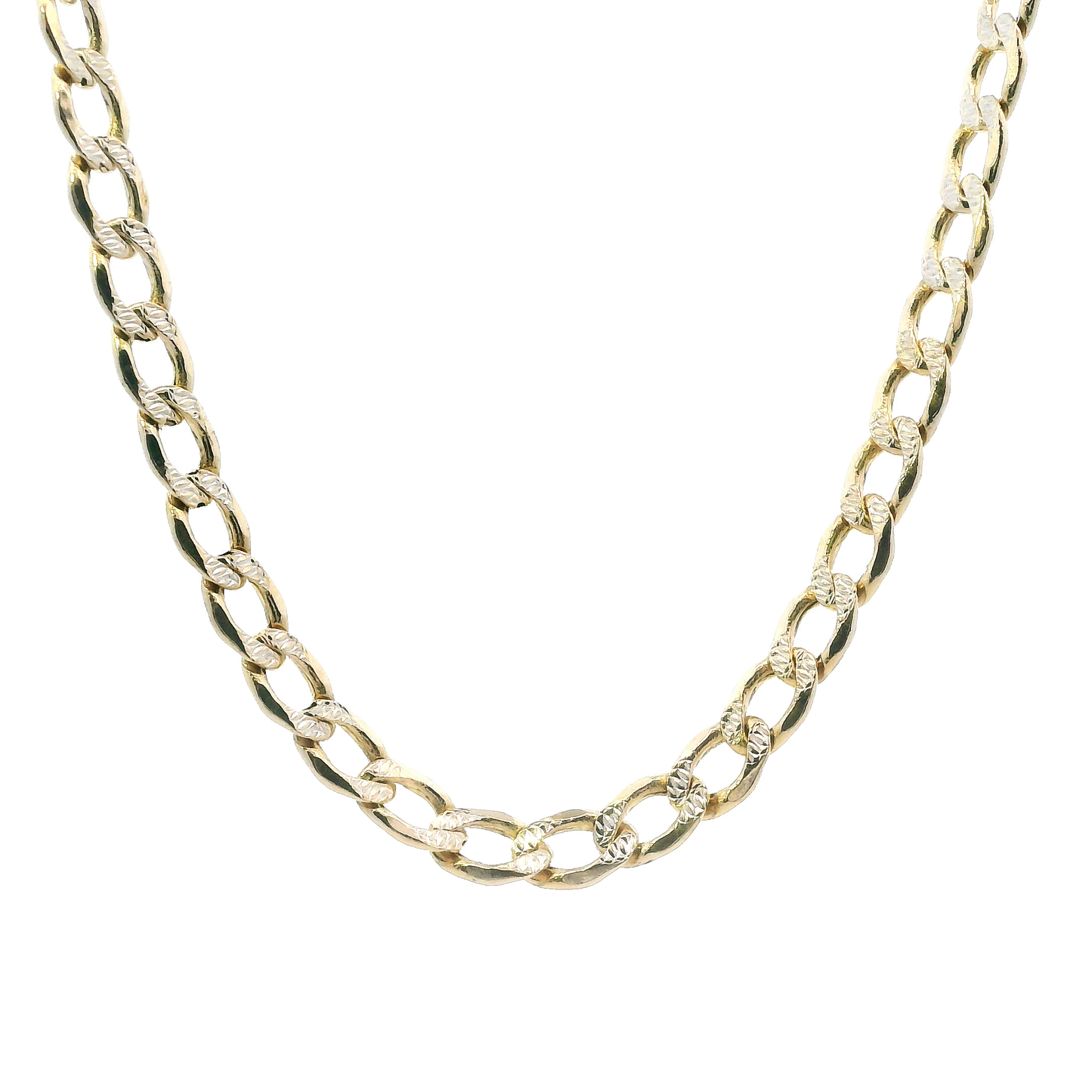 14K Yellow Gold 24" DC Curb Chain
