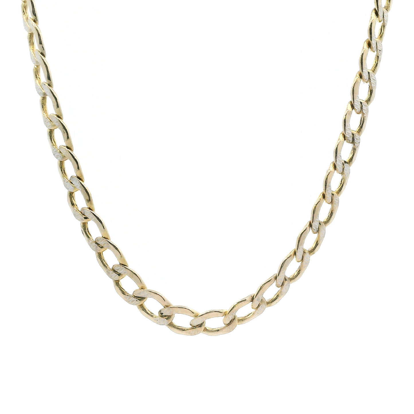 14K Yellow Gold 24" DC Curb Chain