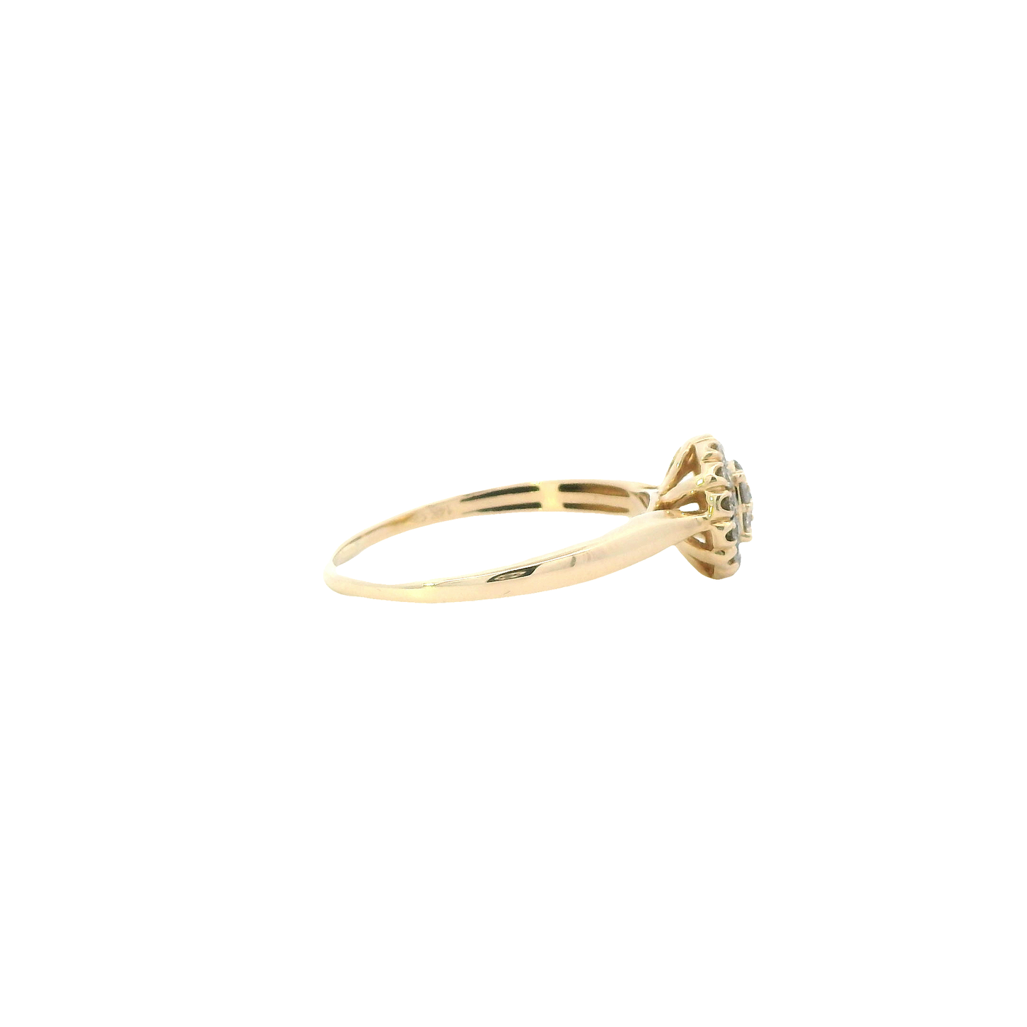 14K Yellow Gold Women’s Diamond Ring - 0.36ct