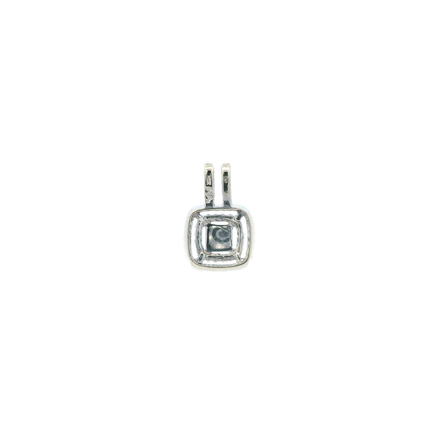 14K White Gold Diamond Pendant - 0.31ct