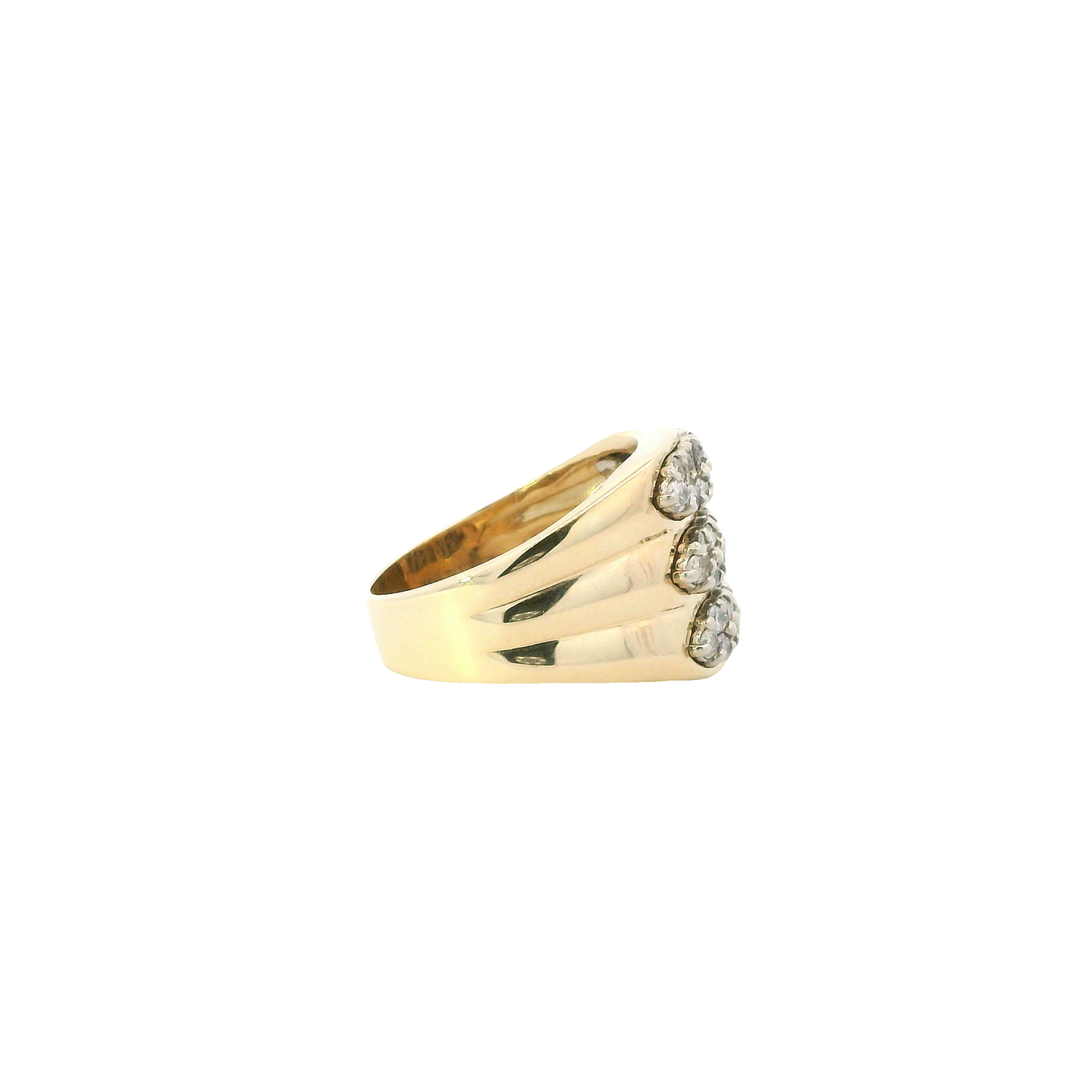 14K Yellow Gold Diamond Ring - 0.96ct