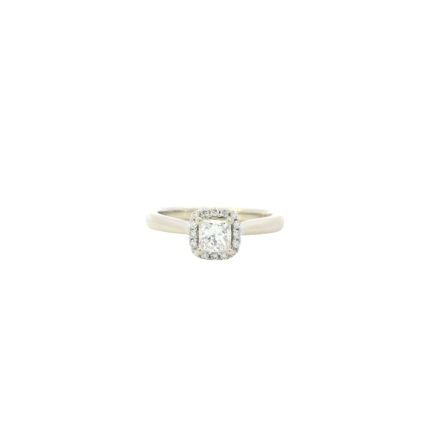 14K White Gold Diamond Ring - 0.80ct