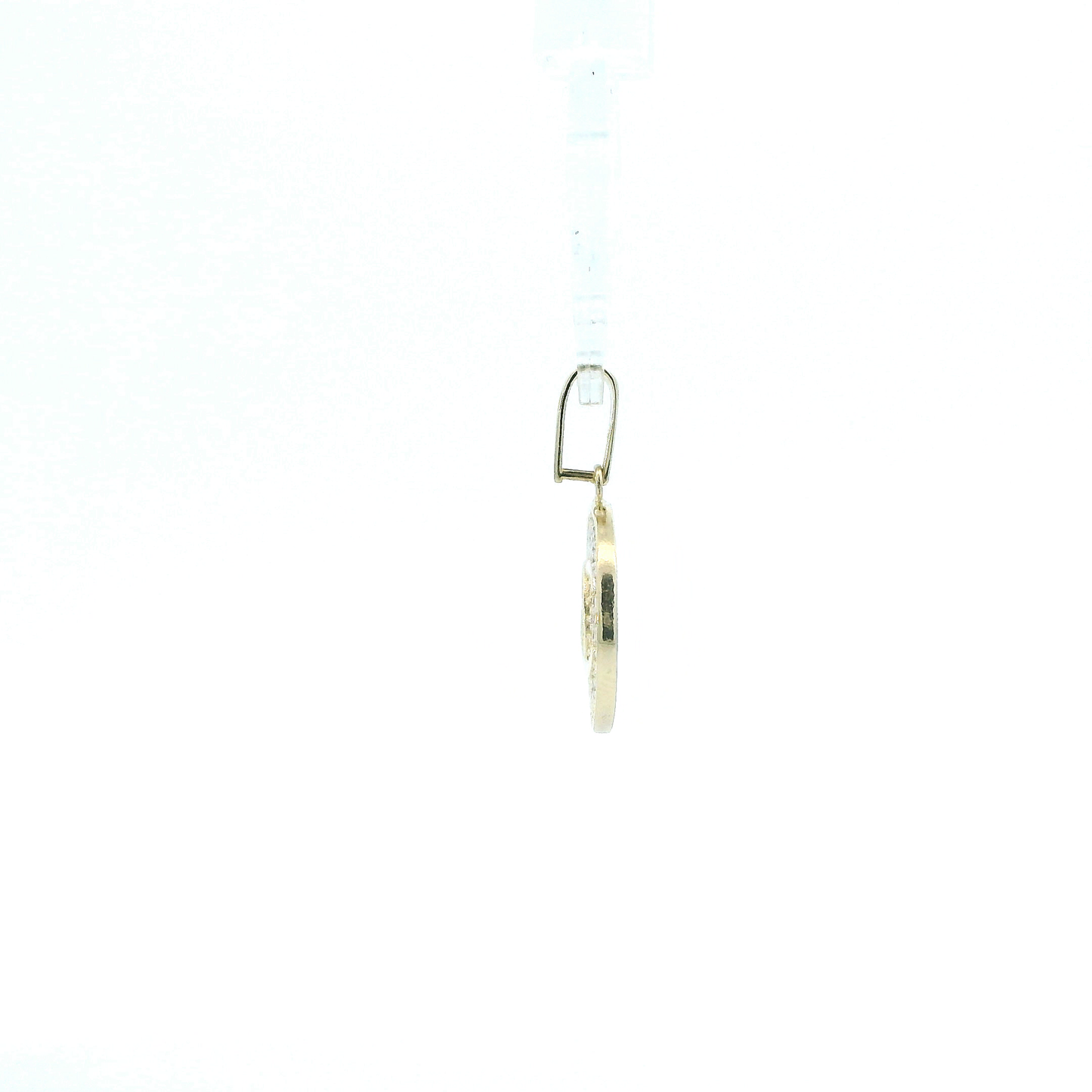 14K Yellow Gold "CC" Pendant