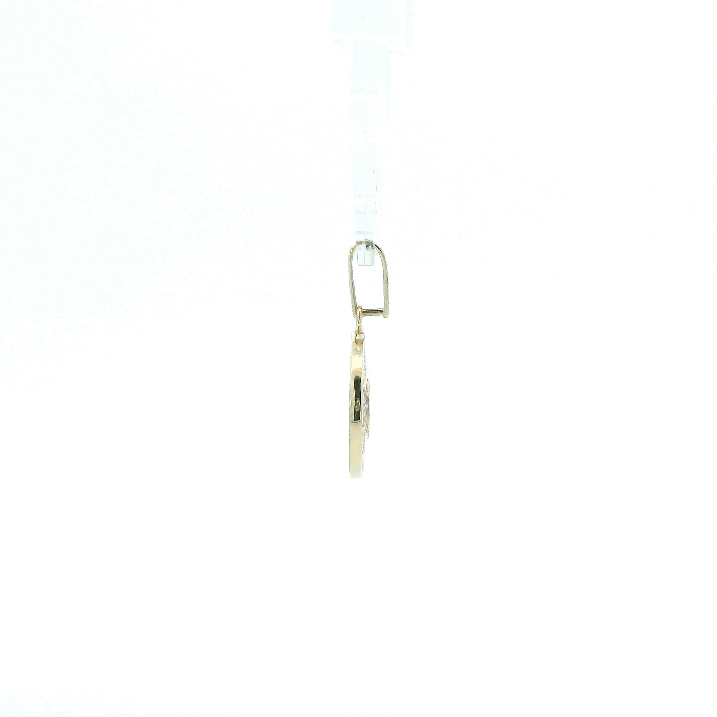 14K Yellow Gold "CC" Pendant