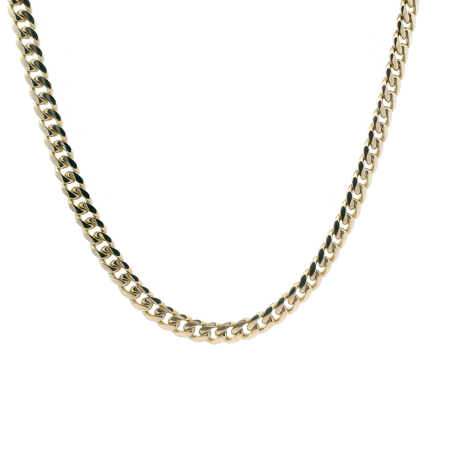 10K Yellow Gold 20" Cuban Chain
