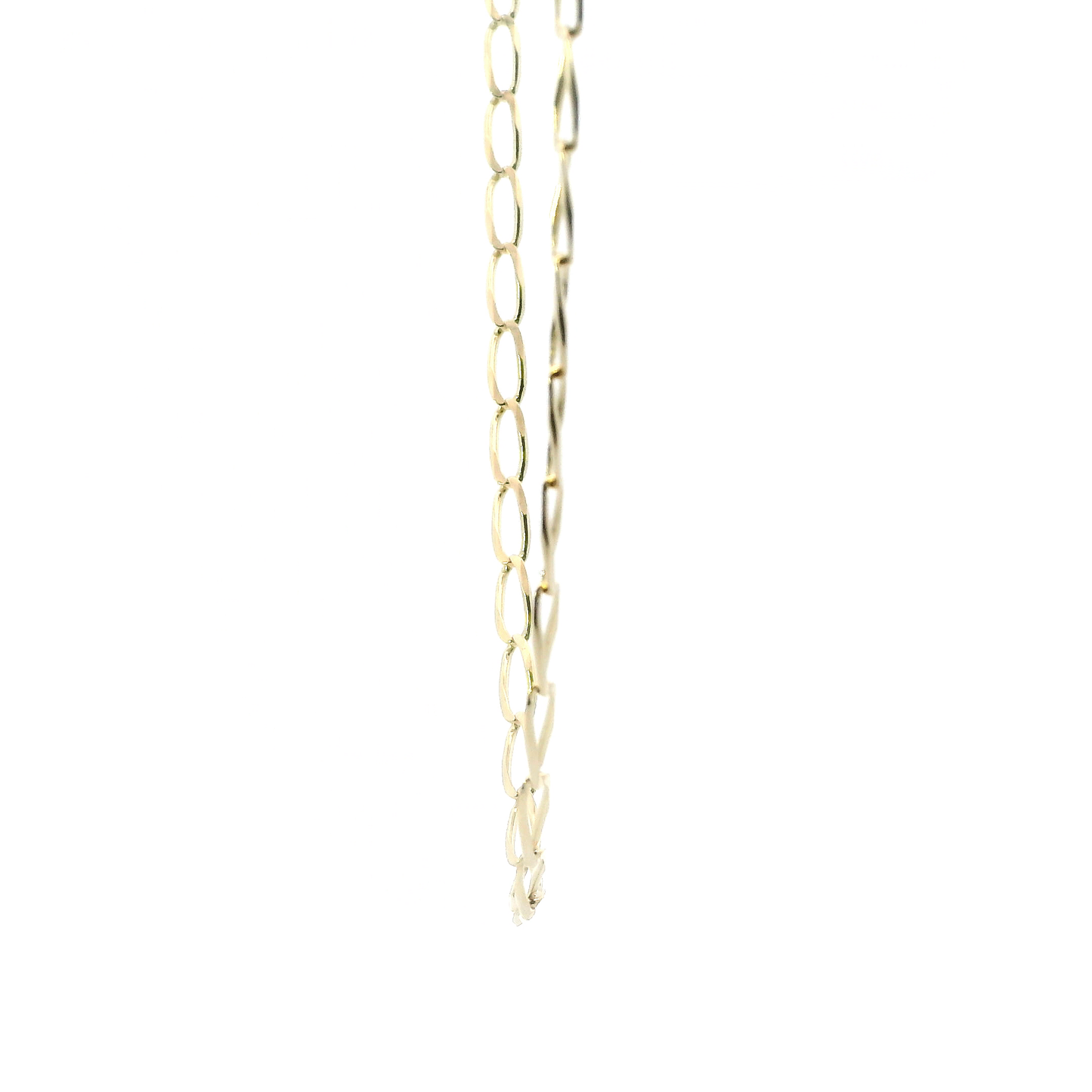 14K Yellow Gold 21.5" Open Link Chain