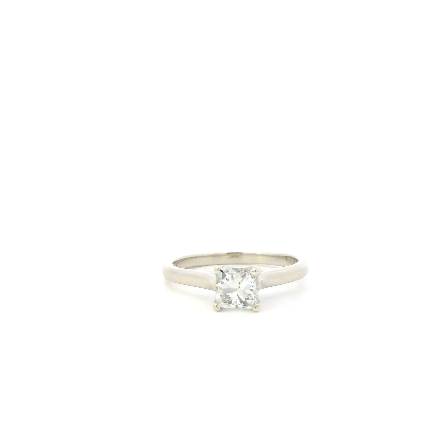 14K White Gold Diamond Womens Ring - 0.92ct