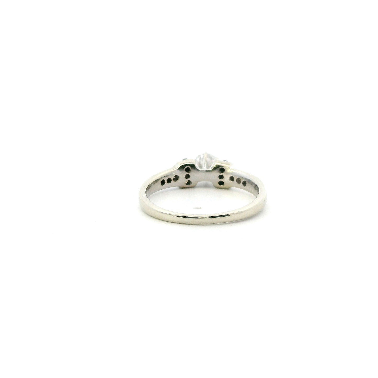 14K White Gold Diamond Womens Ring -0.57ct