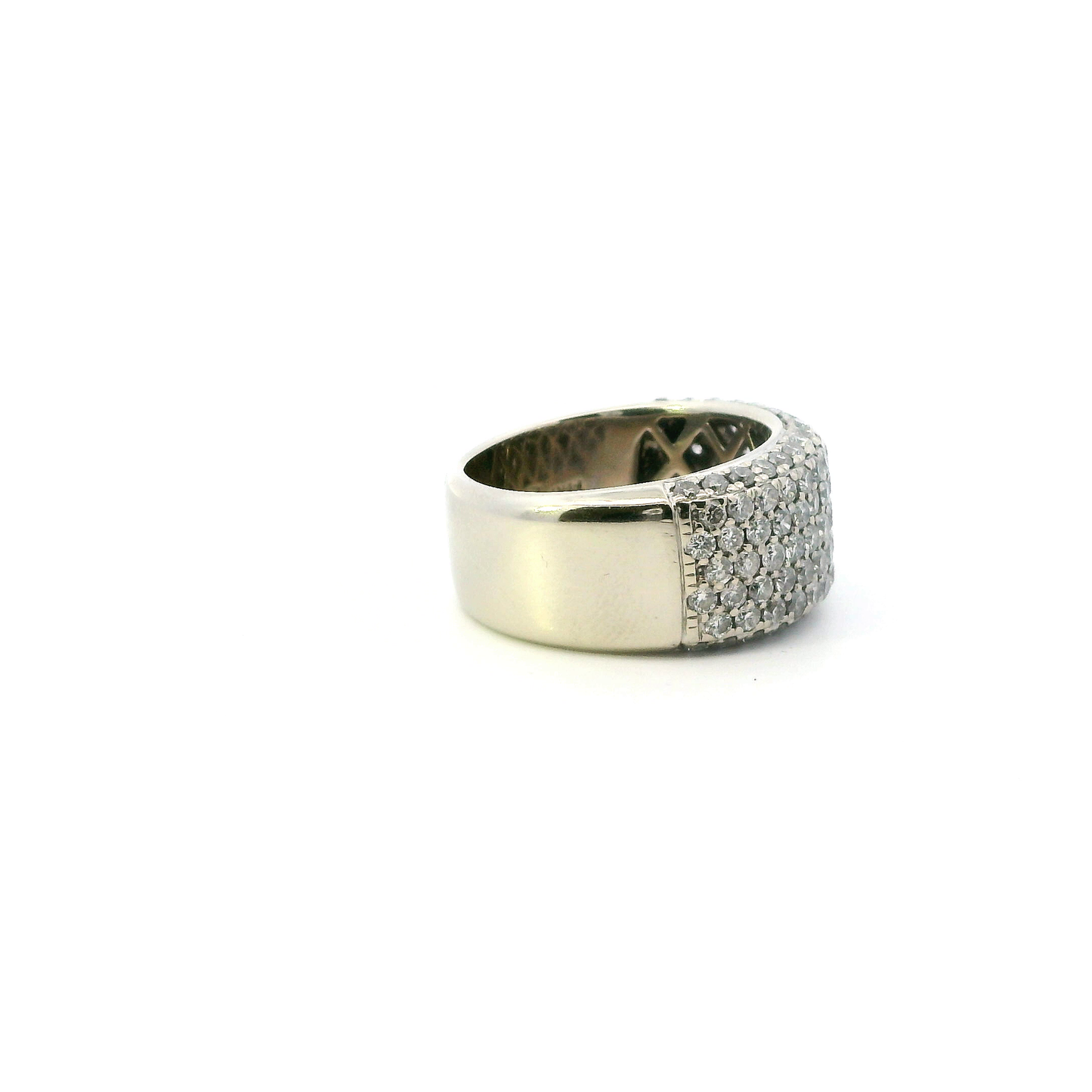 14K White Gold Diamond Womens Ring - 1.81ct